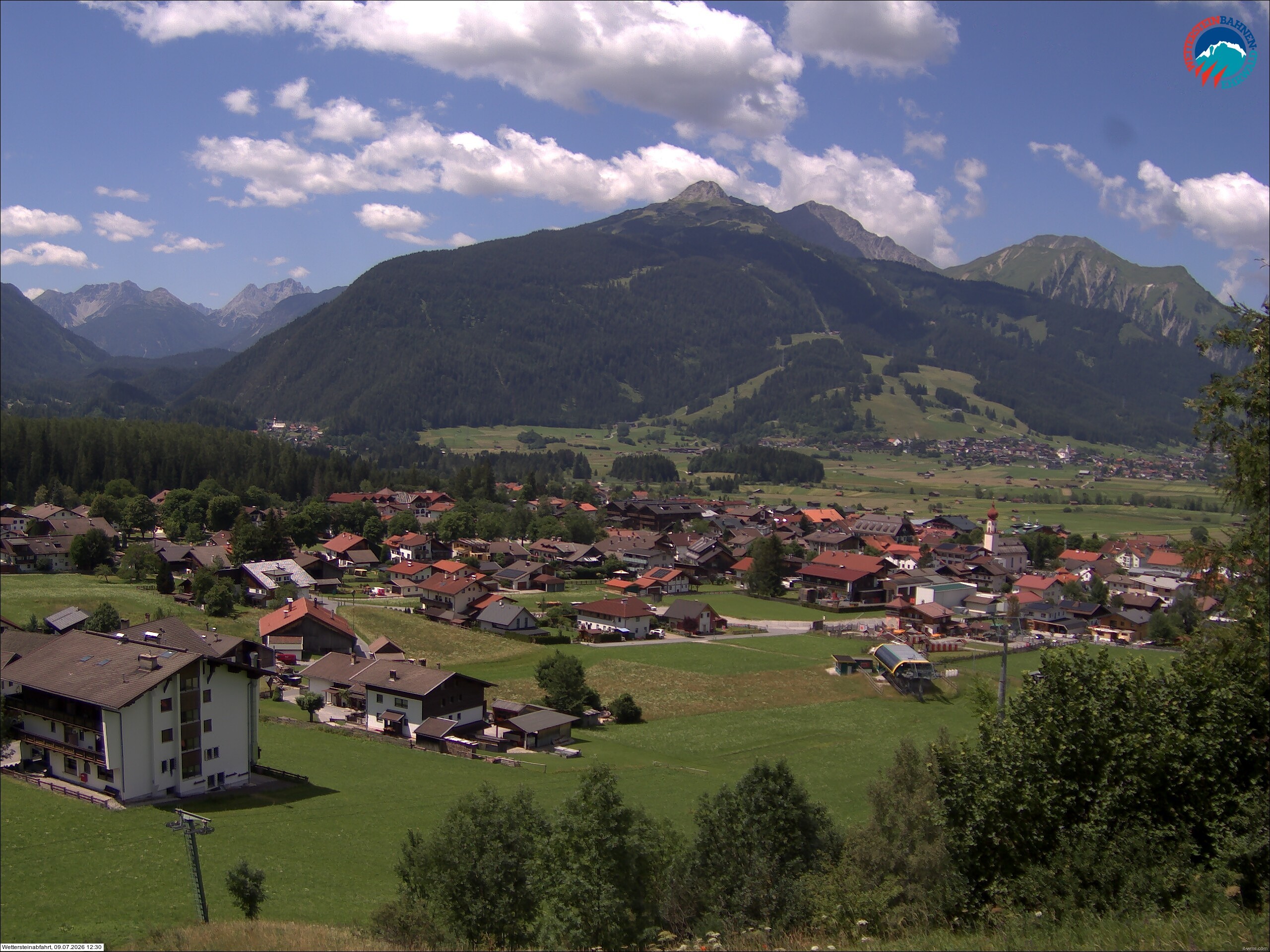 Archiv Foto Webcam Sonnenhang Sessellift Ehrwald