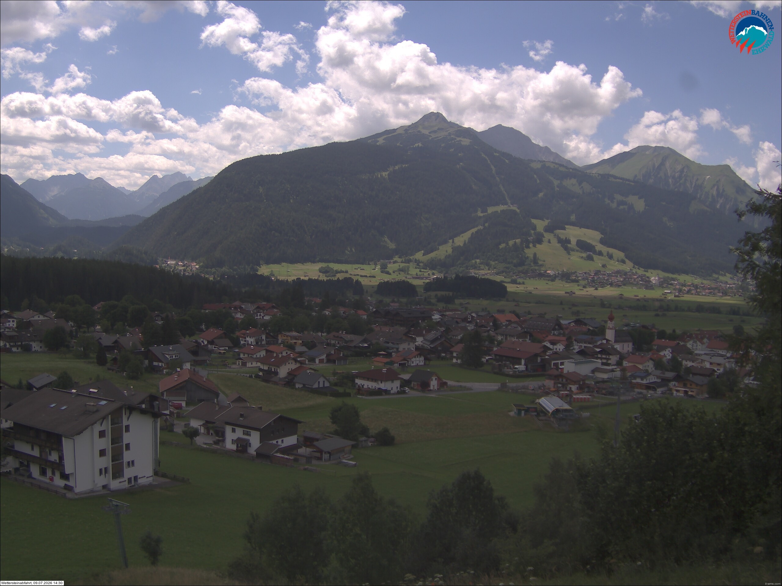 Archiv Foto Webcam Sonnenhang Sessellift Ehrwald