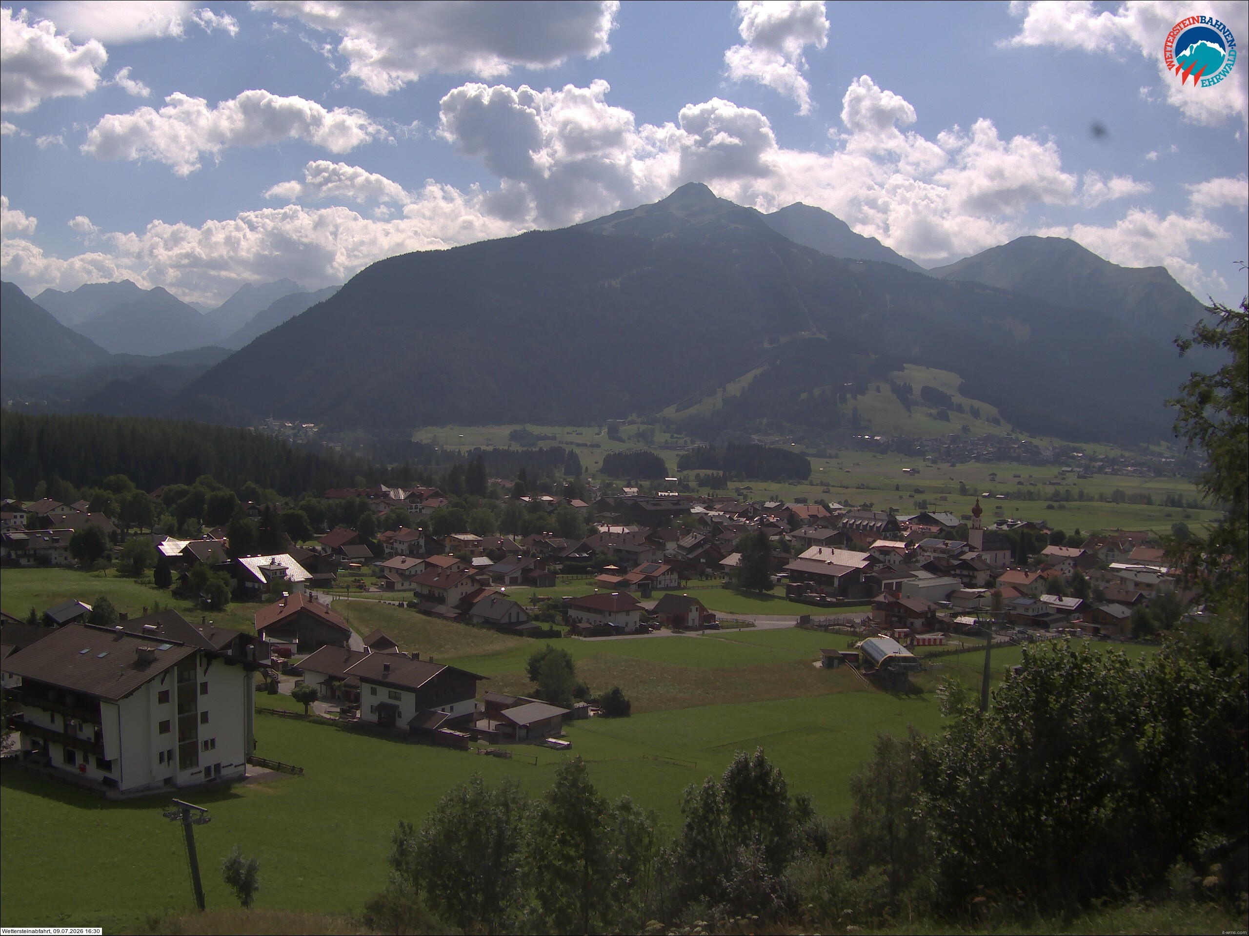 Archiv Foto Webcam Sonnenhang Sessellift Ehrwald