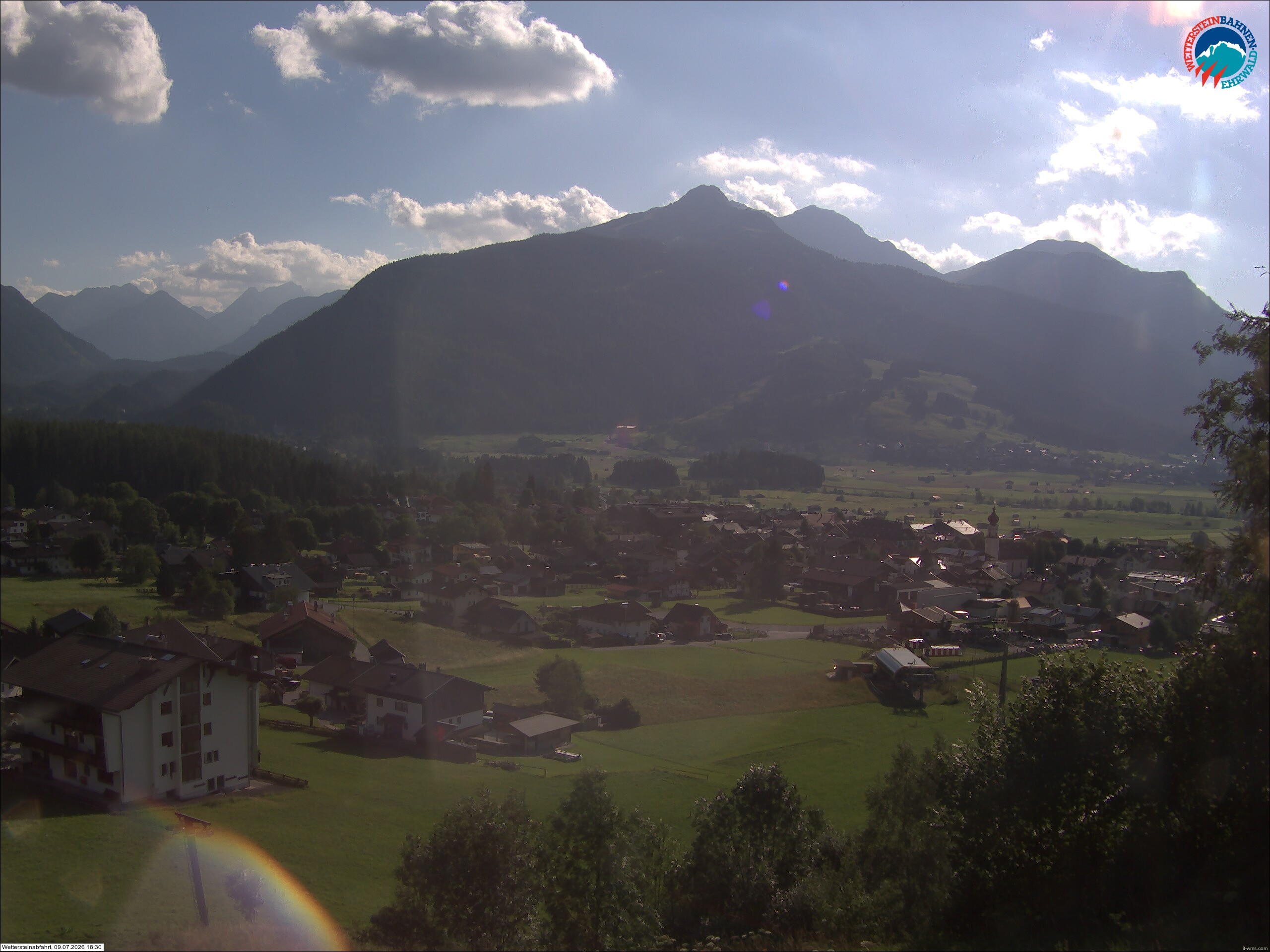 Archiv Foto Webcam Sonnenhang Sessellift Ehrwald