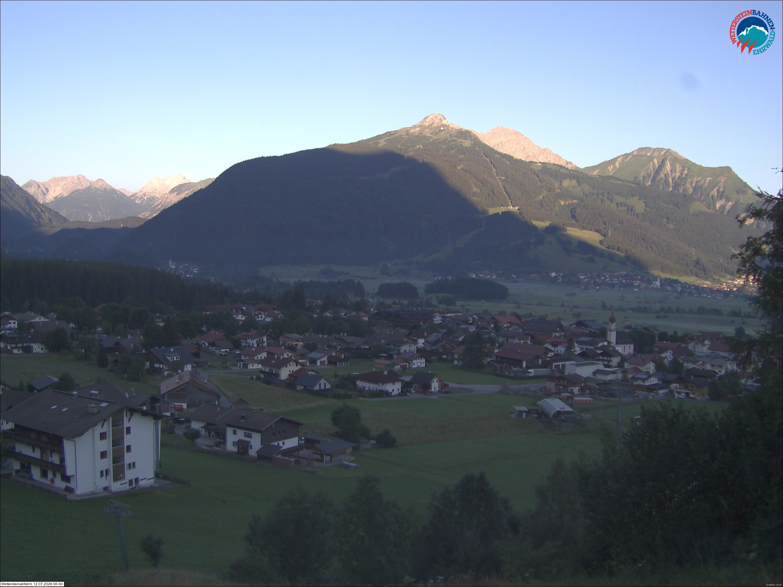 Archiv Foto Webcam Sonnenhang Sessellift Ehrwald