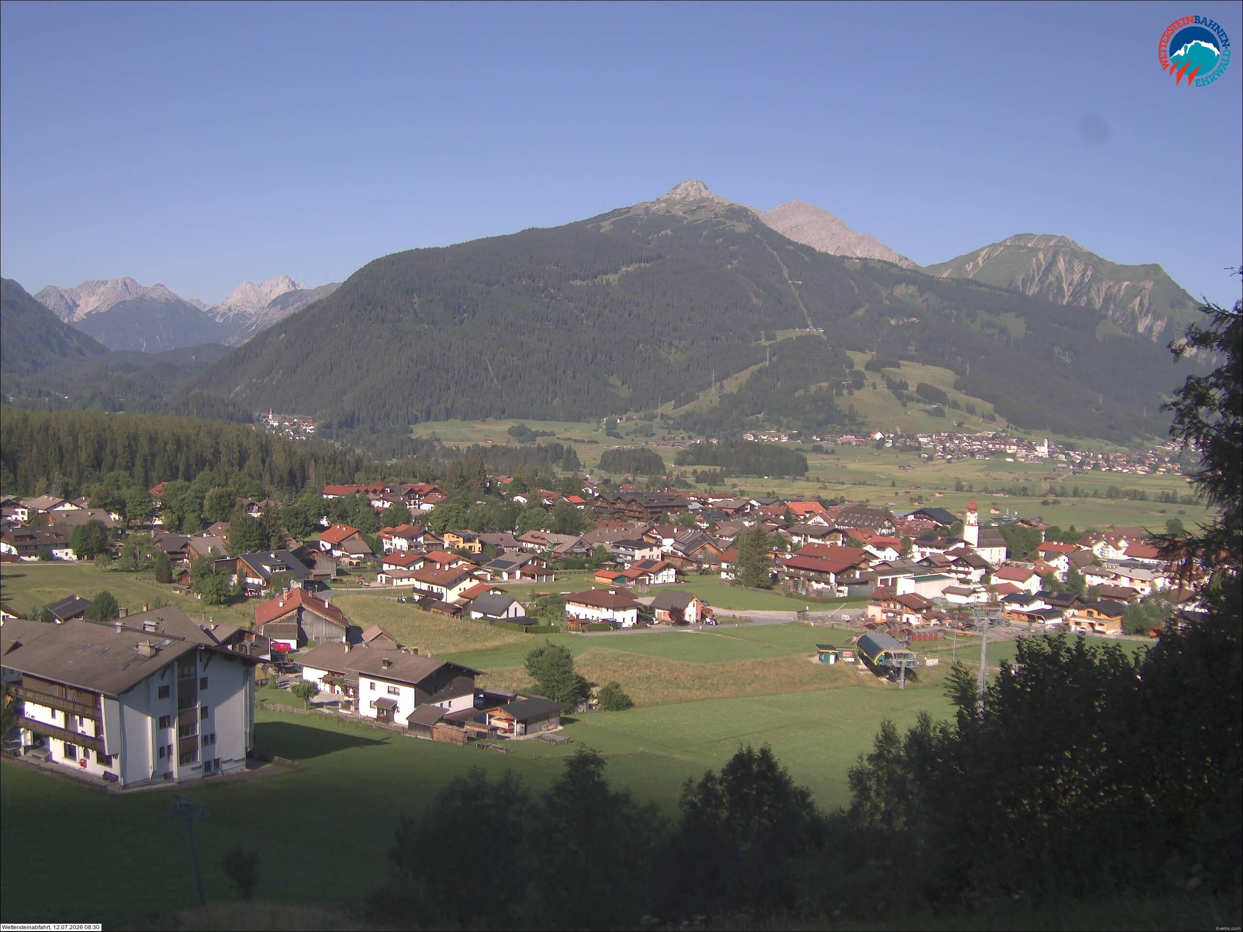 Archiv Foto Webcam Sonnenhang Sessellift Ehrwald