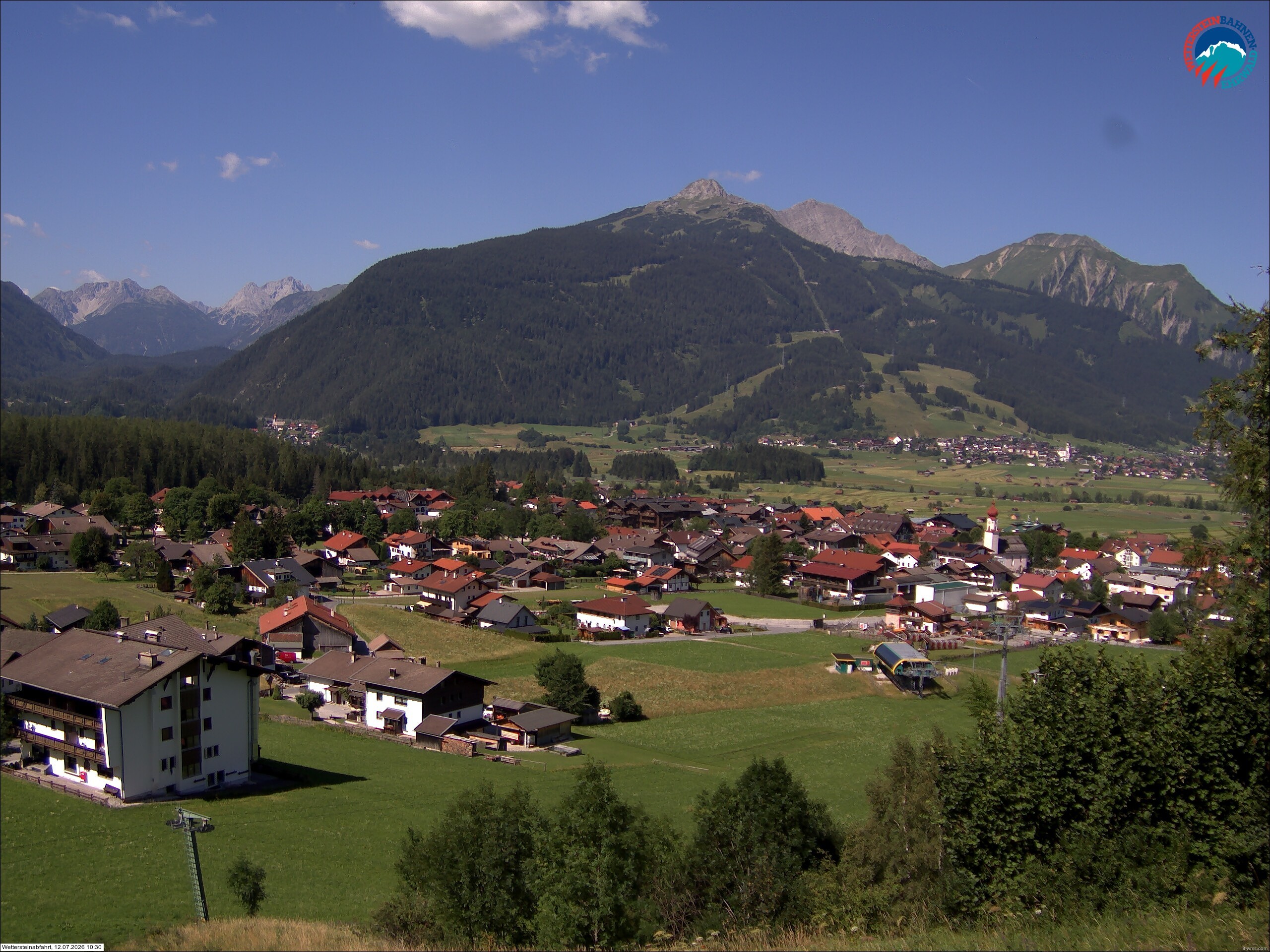 Archiv Foto Webcam Sonnenhang Sessellift Ehrwald