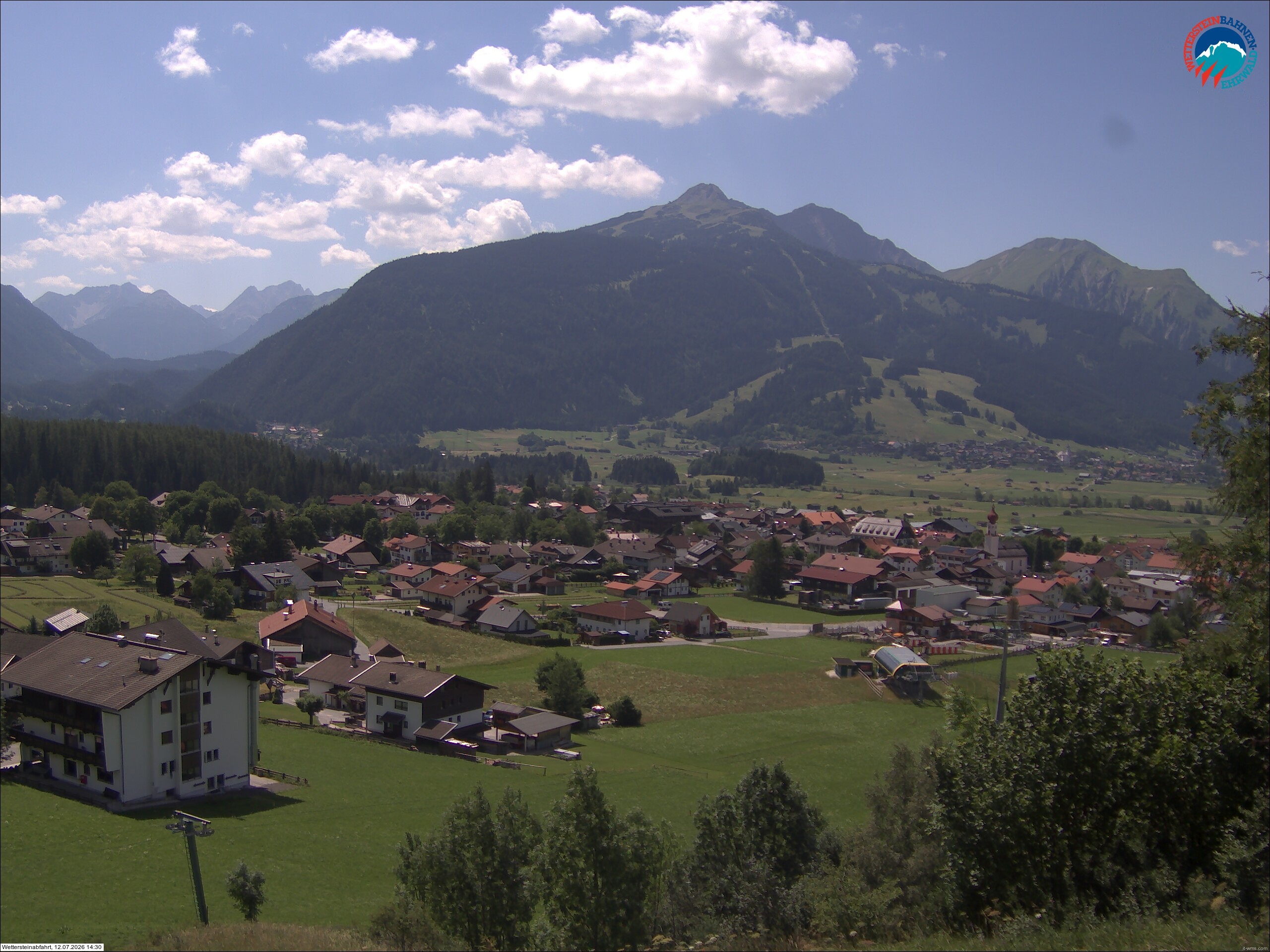 Archiv Foto Webcam Sonnenhang Sessellift Ehrwald