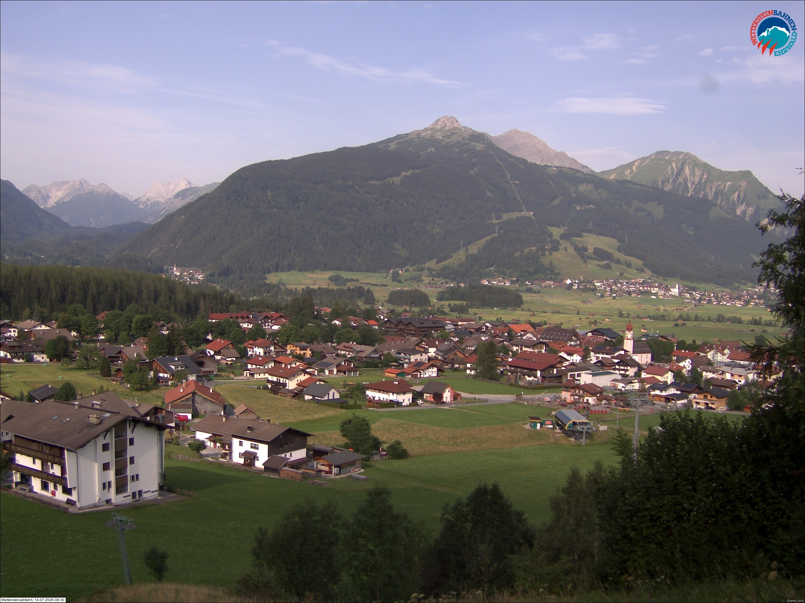 Archiv Foto Webcam Sonnenhang Sessellift Ehrwald