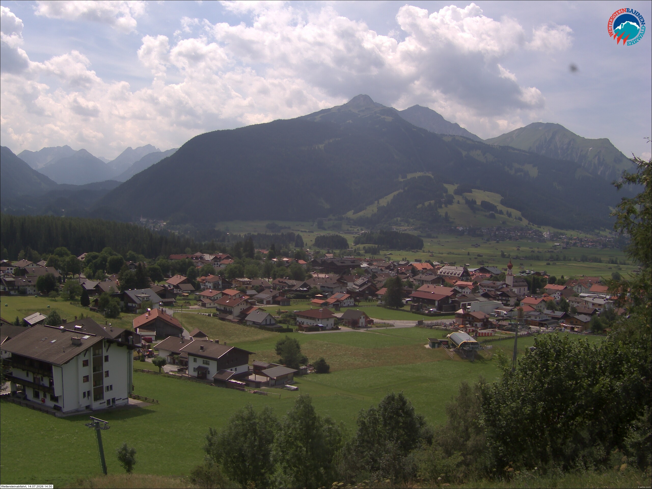 Archiv Foto Webcam Sonnenhang Sessellift Ehrwald