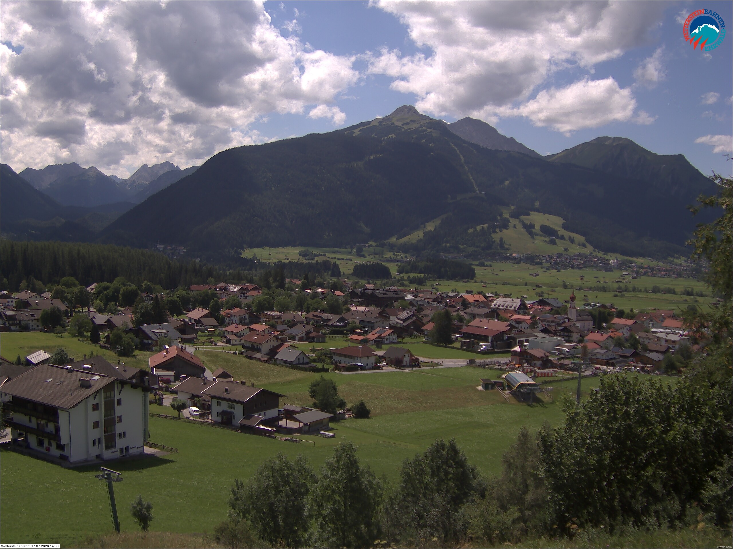 Archiv Foto Webcam Sonnenhang Sessellift Ehrwald