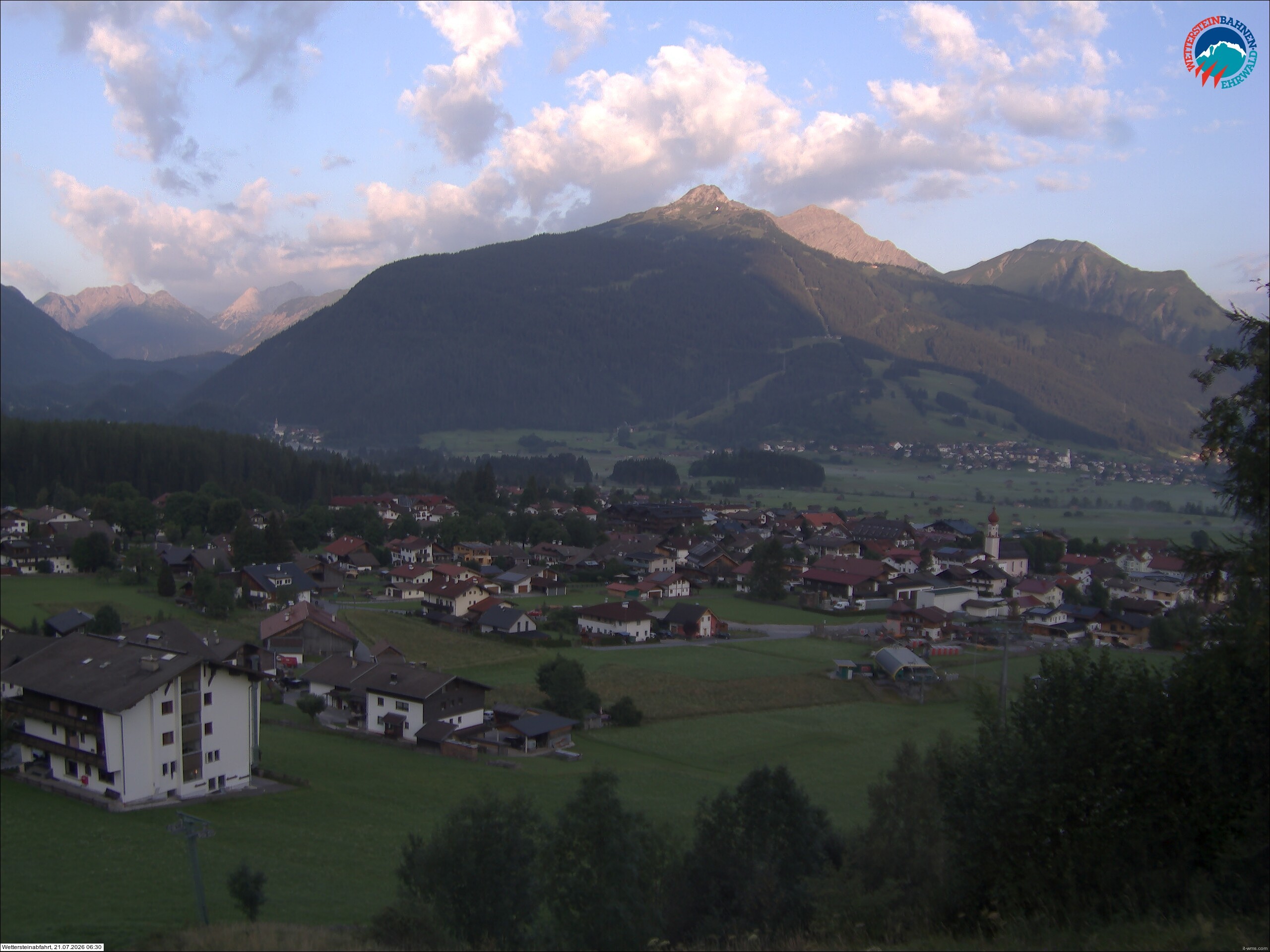 Archiv Foto Webcam Sonnenhang Sessellift Ehrwald
