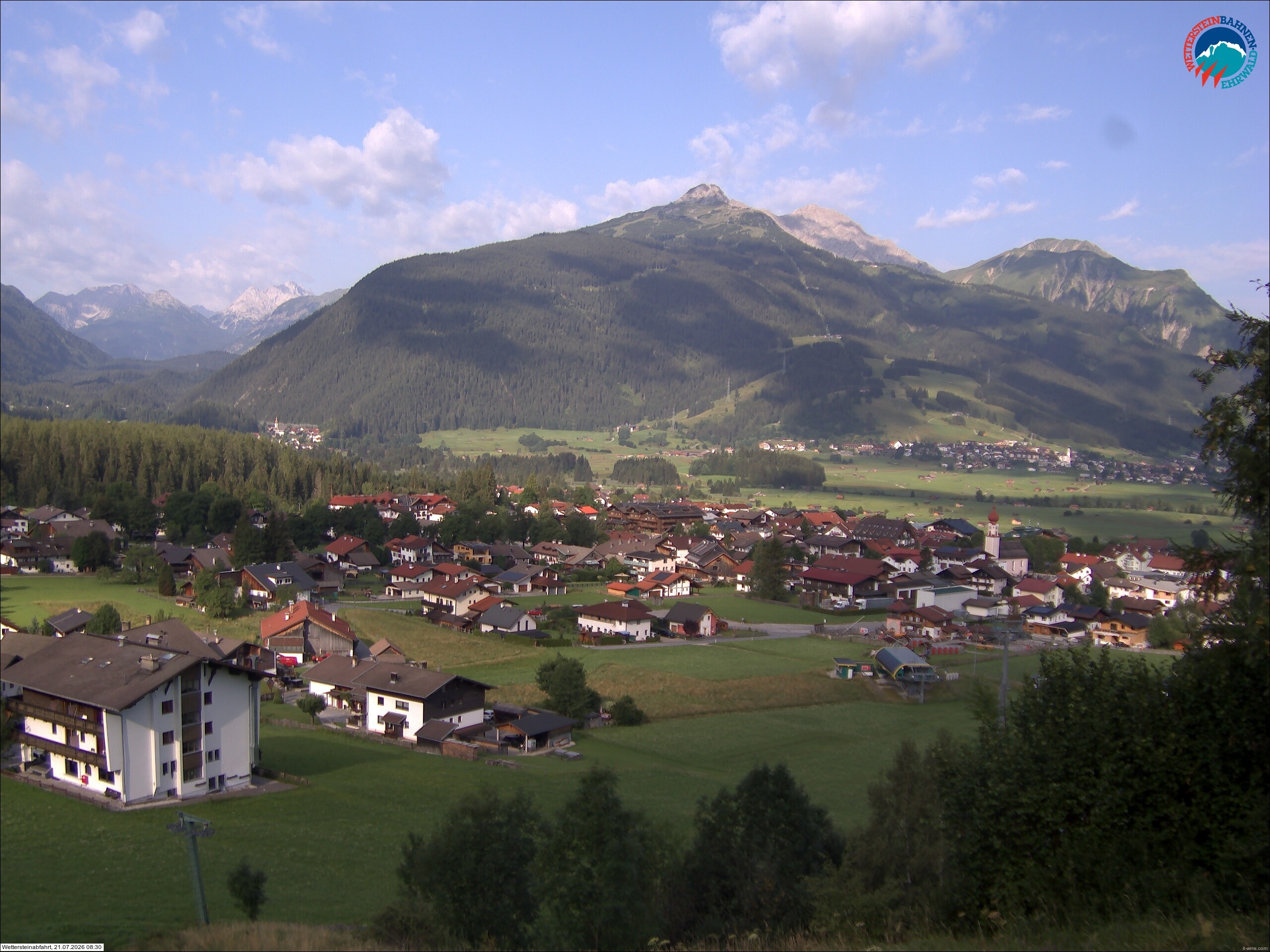 Archiv Foto Webcam Sonnenhang Sessellift Ehrwald