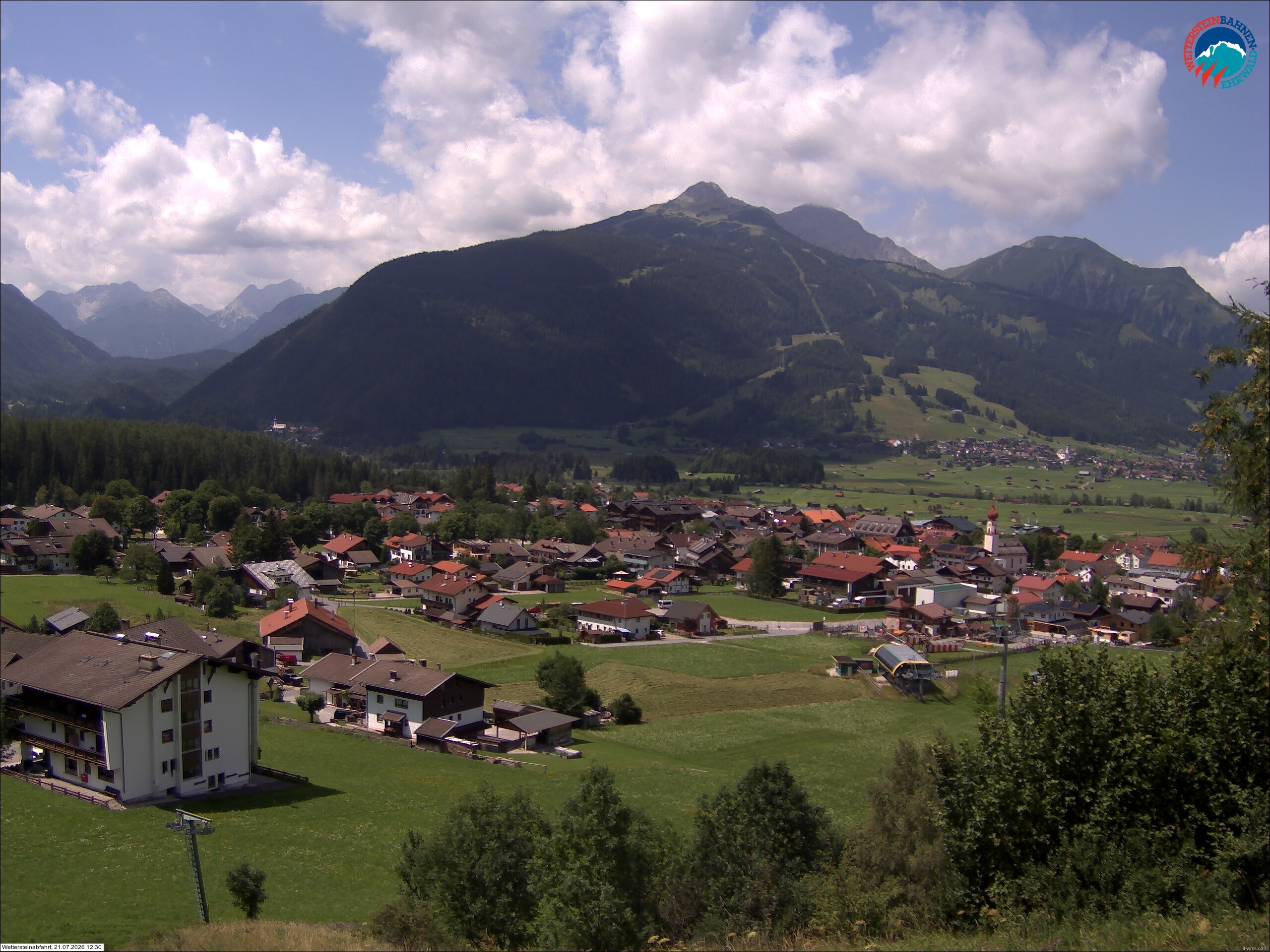 Archiv Foto Webcam Sonnenhang Sessellift Ehrwald