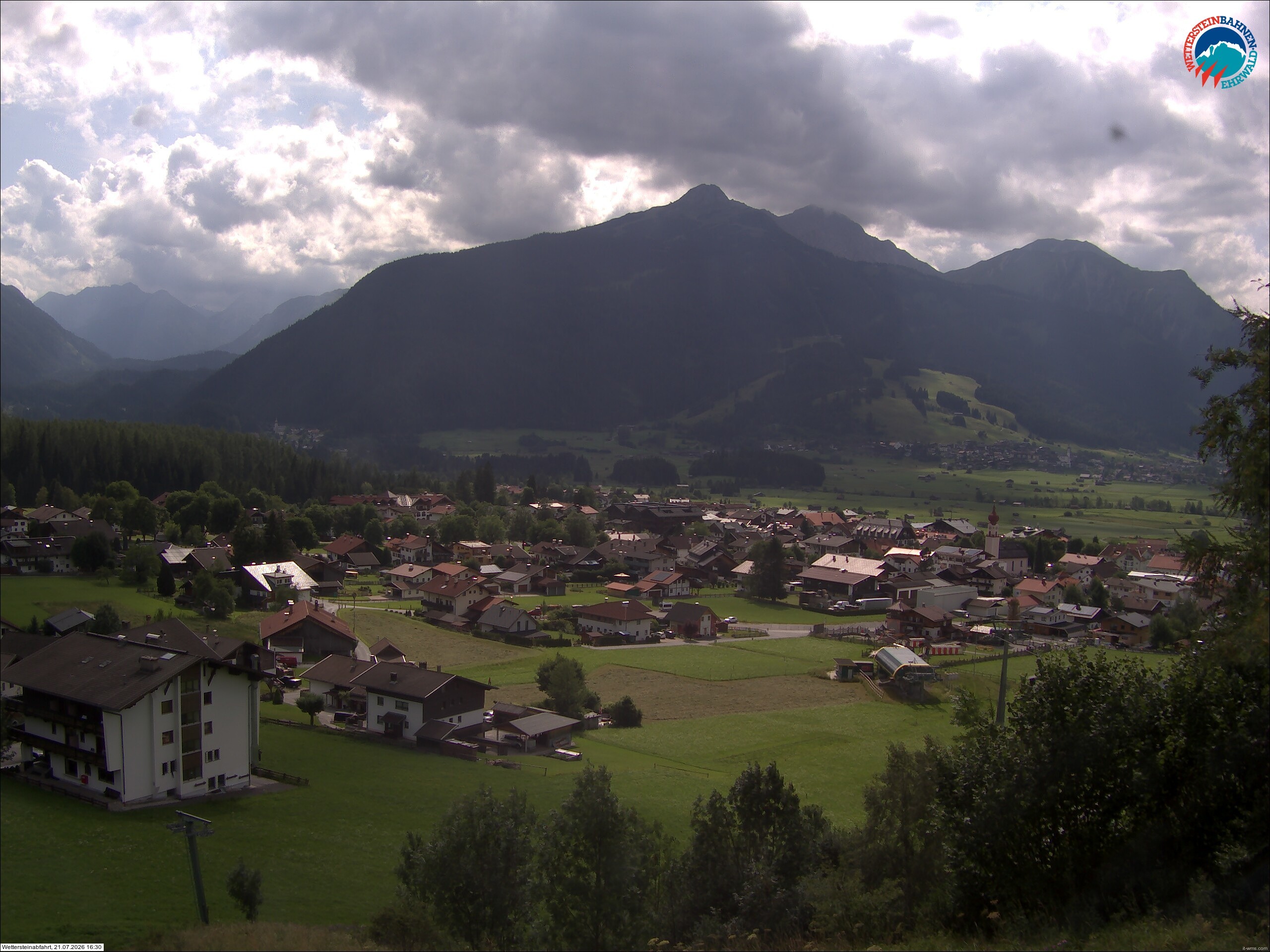 Archiv Foto Webcam Sonnenhang Sessellift Ehrwald