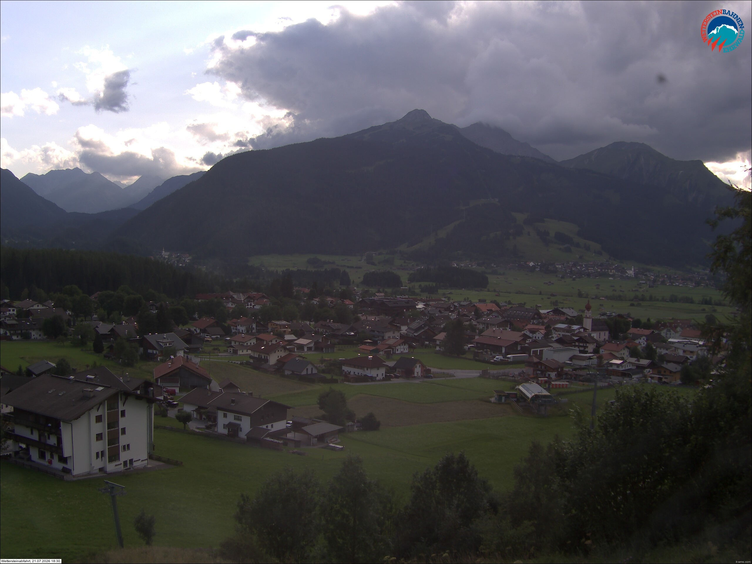 Archiv Foto Webcam Sonnenhang Sessellift Ehrwald