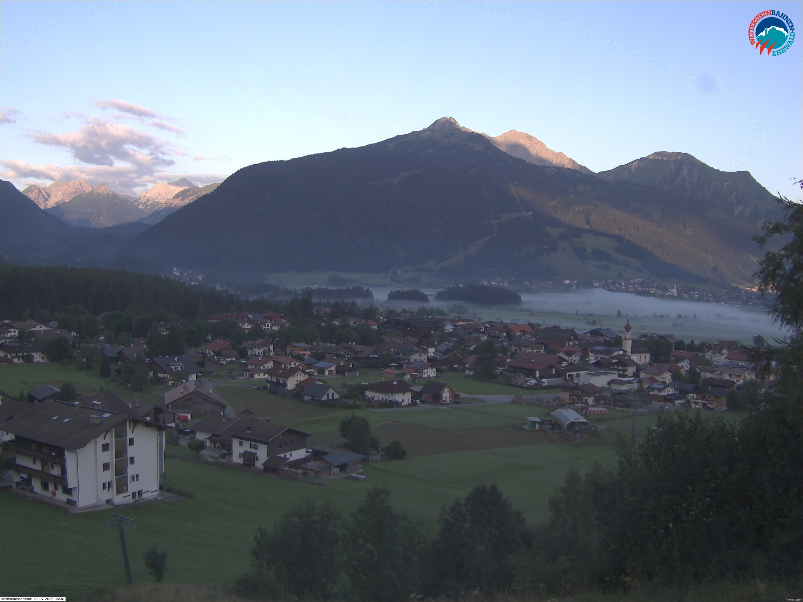 Archiv Foto Webcam Sonnenhang Sessellift Ehrwald