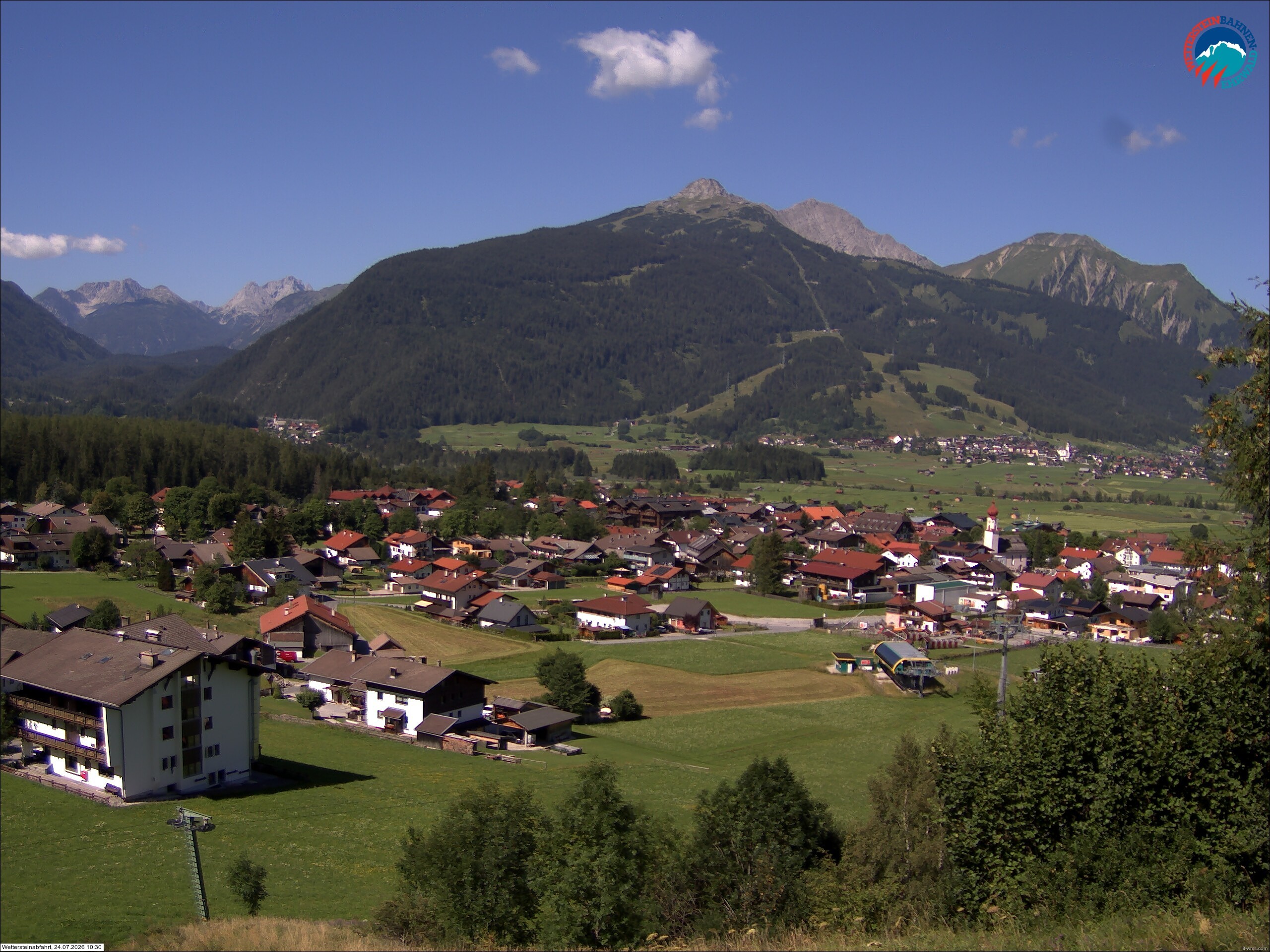 Archiv Foto Webcam Sonnenhang Sessellift Ehrwald