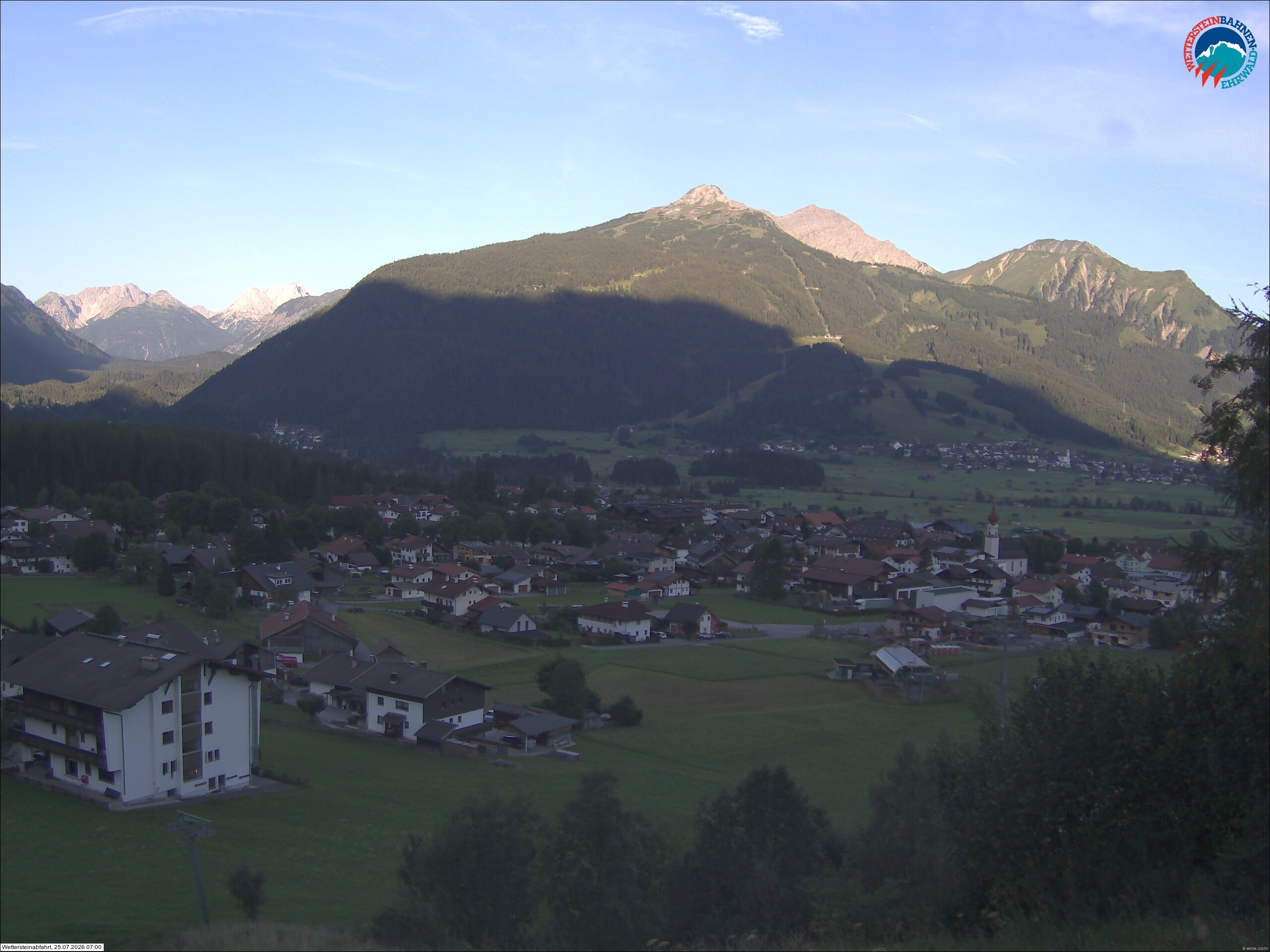 Archiv Foto Webcam Sonnenhang Sessellift Ehrwald
