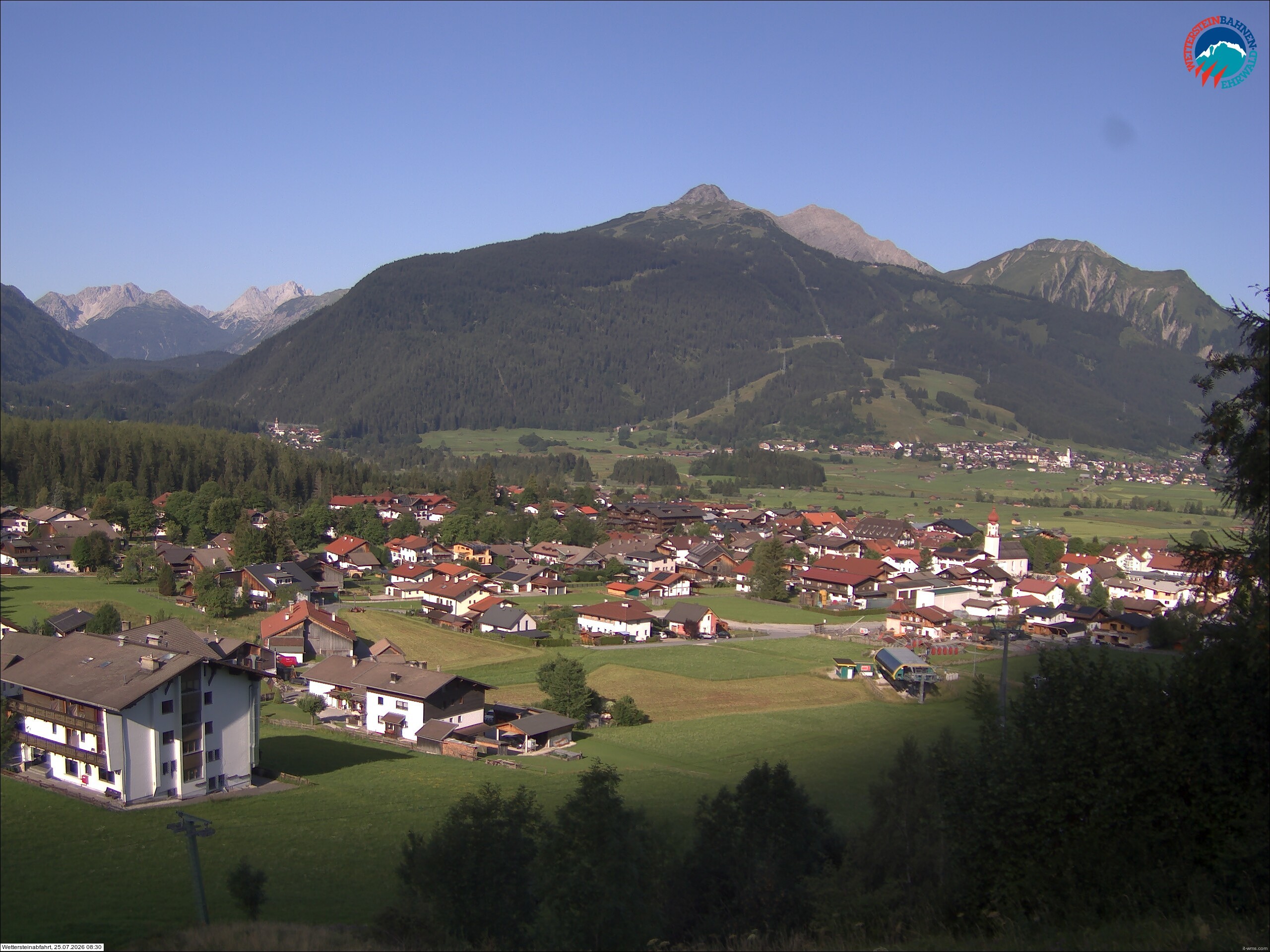 Archiv Foto Webcam Sonnenhang Sessellift Ehrwald