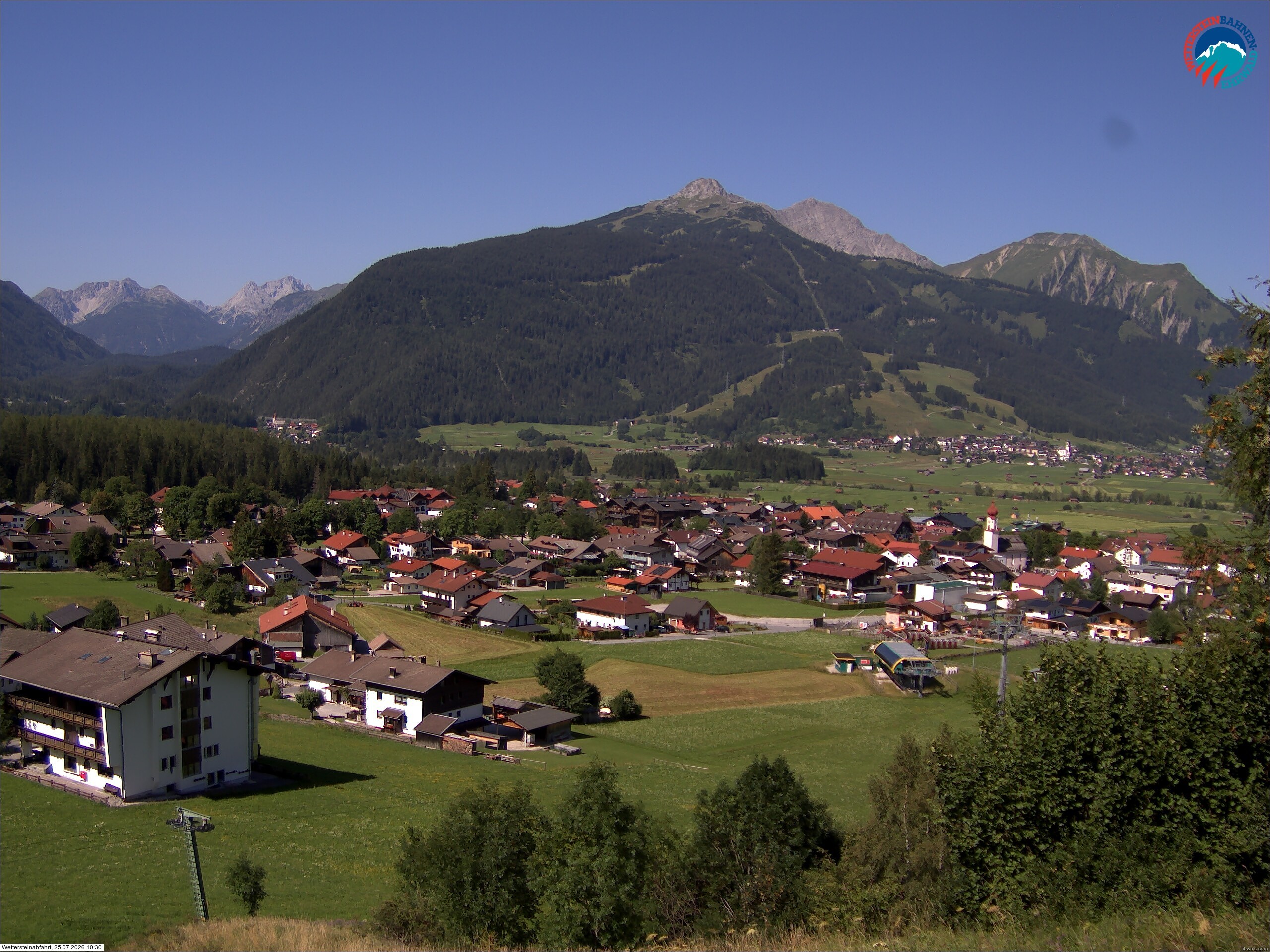 Archiv Foto Webcam Sonnenhang Sessellift Ehrwald