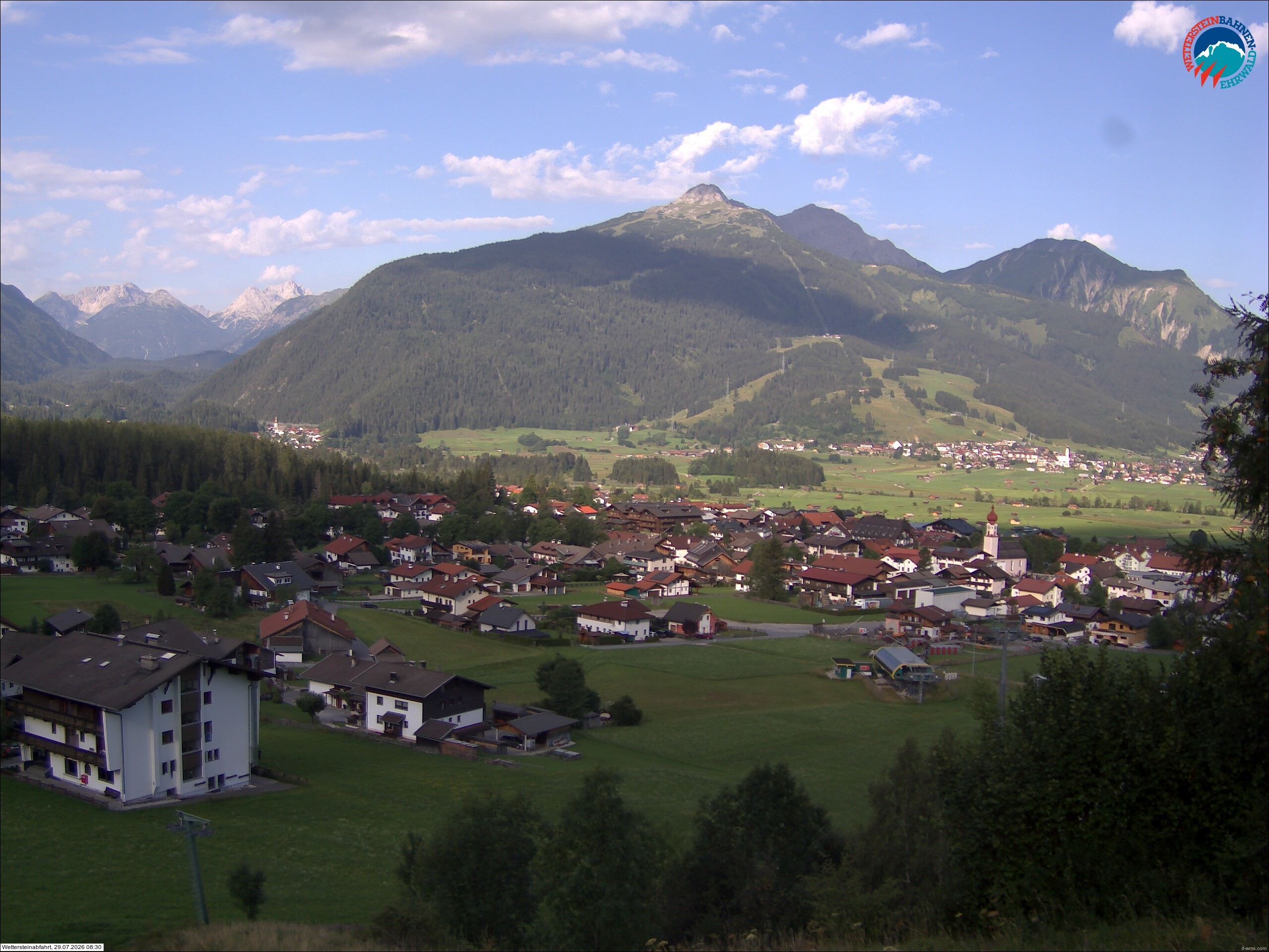 Archiv Foto Webcam Sonnenhang Sessellift Ehrwald