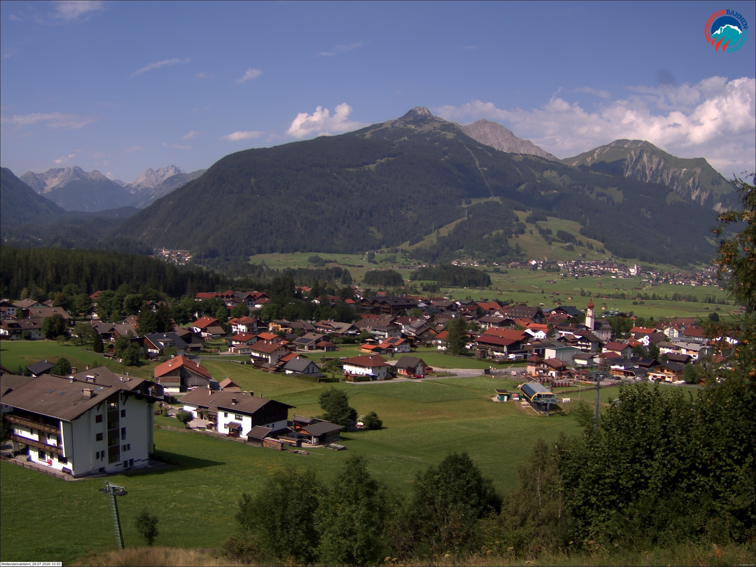 Archiv Foto Webcam Sonnenhang Sessellift Ehrwald
