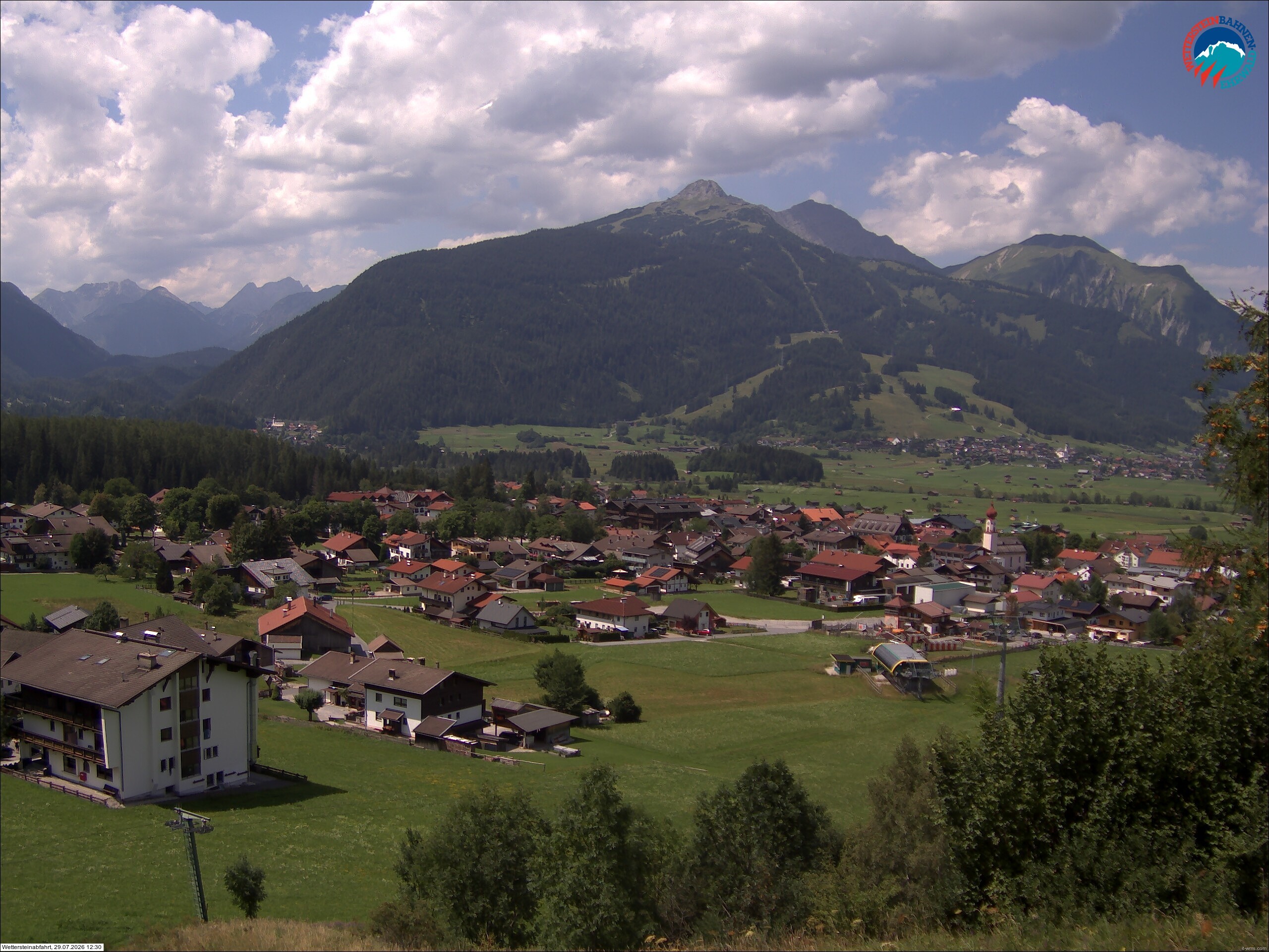 Archiv Foto Webcam Sonnenhang Sessellift Ehrwald