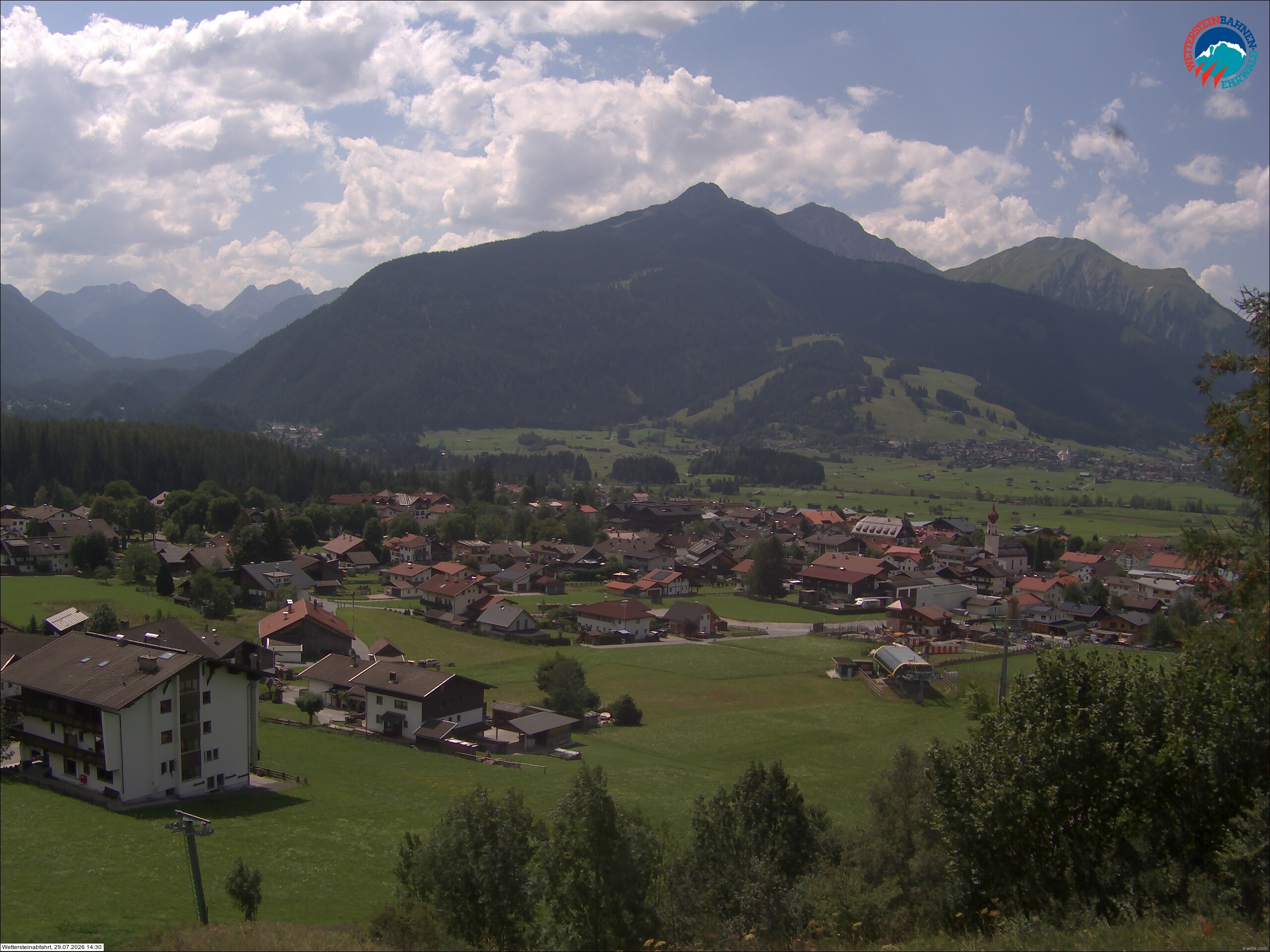 Archiv Foto Webcam Sonnenhang Sessellift Ehrwald