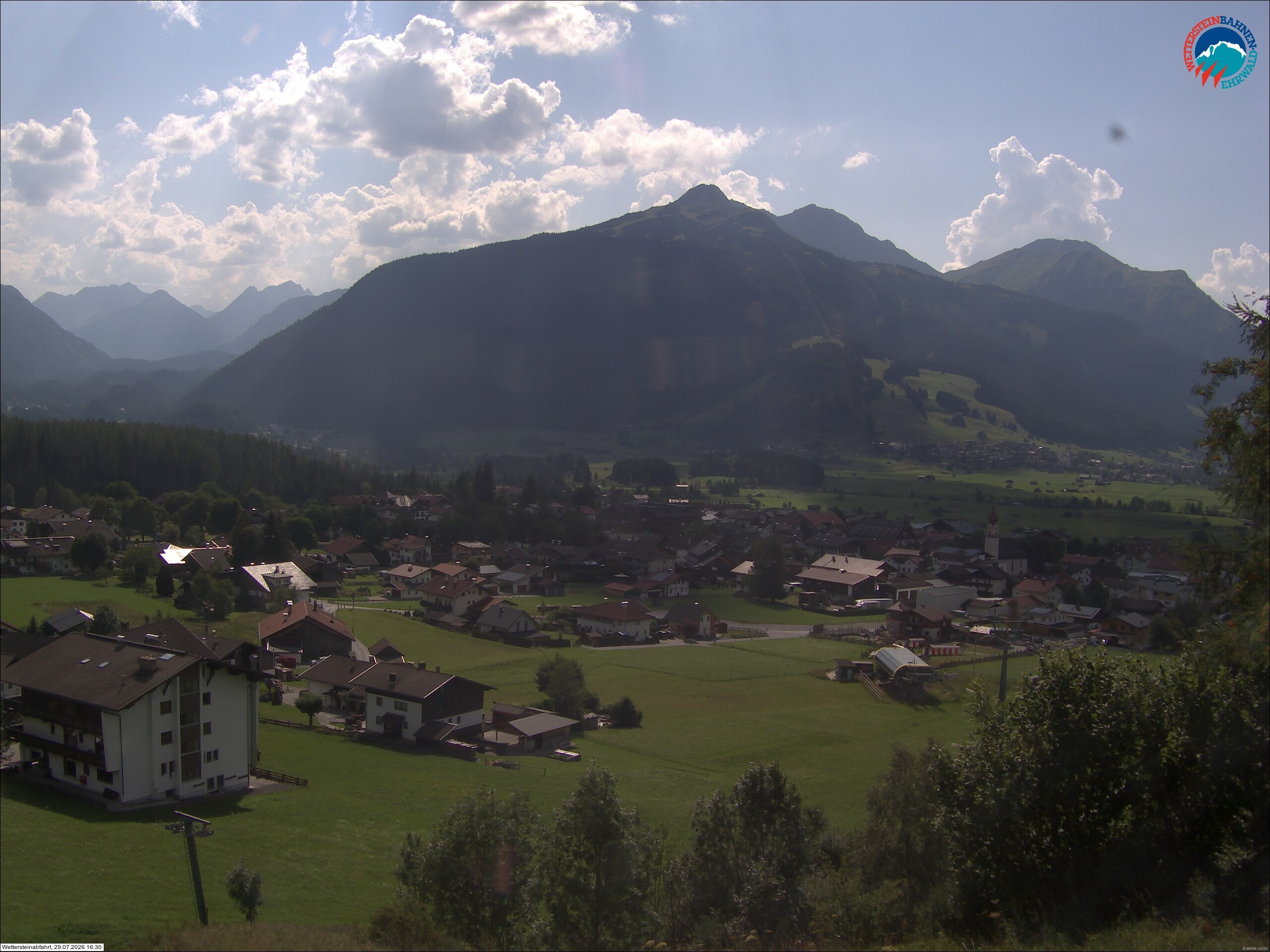 Archiv Foto Webcam Sonnenhang Sessellift Ehrwald