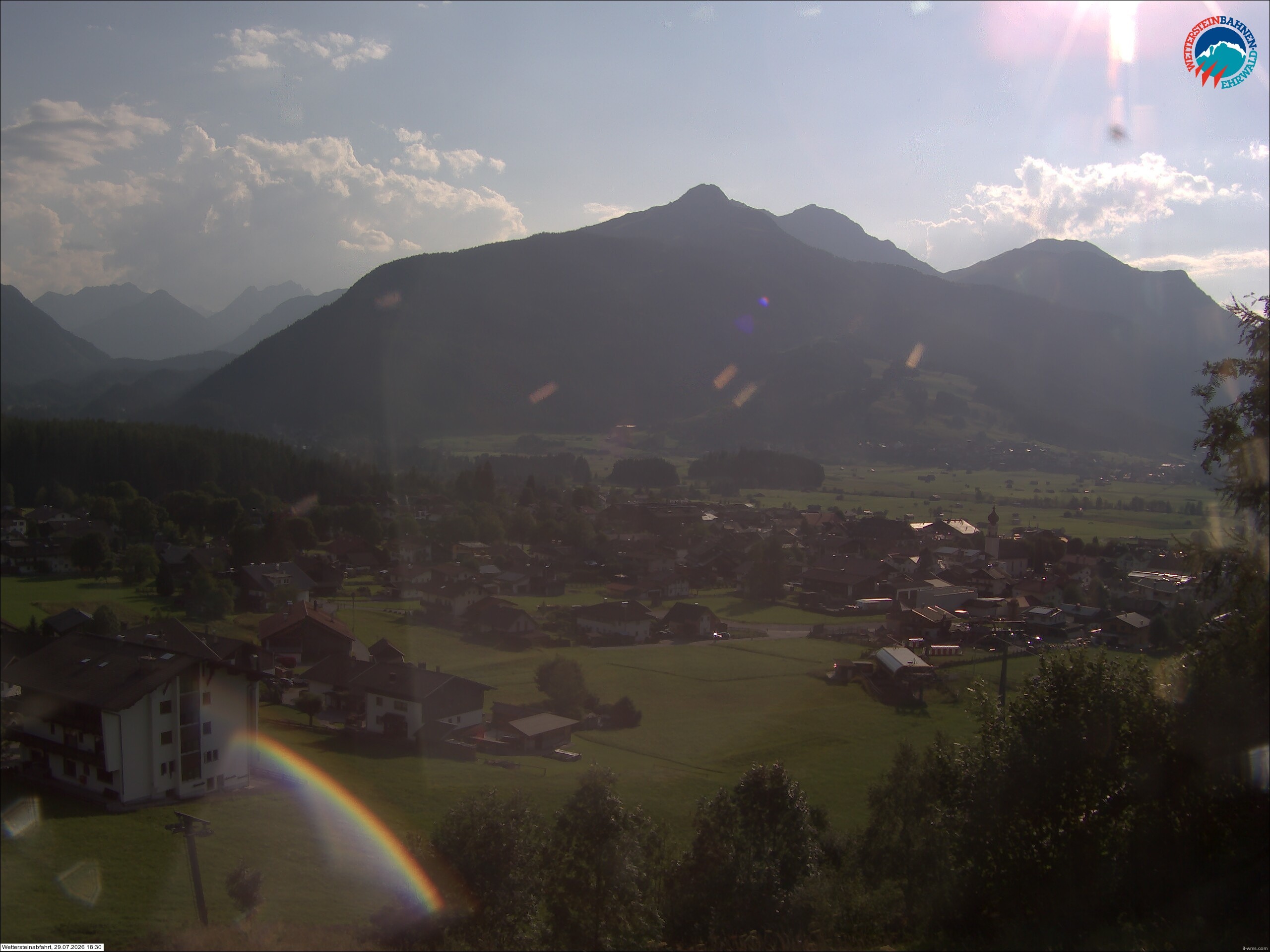 Archiv Foto Webcam Sonnenhang Sessellift Ehrwald