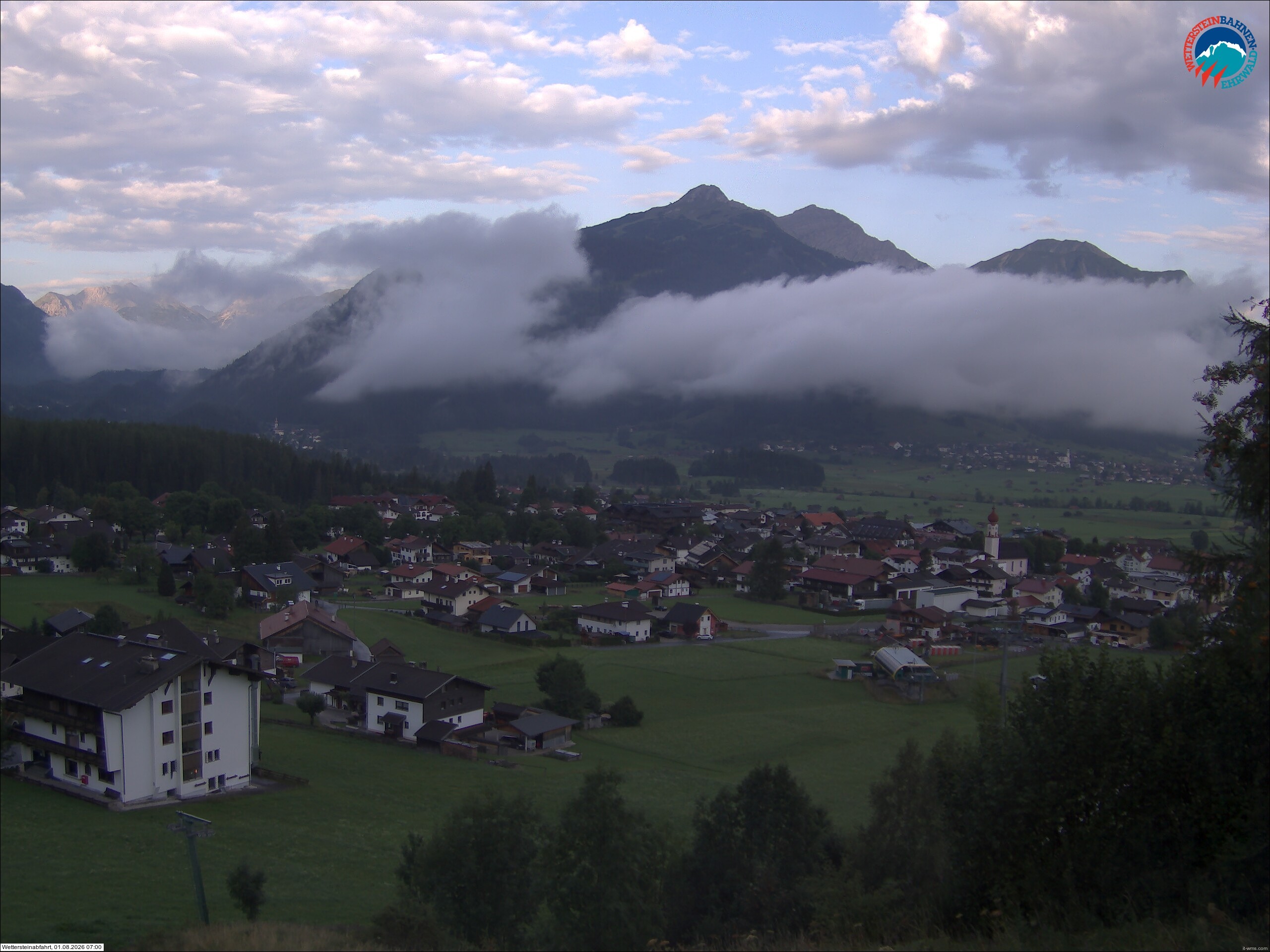 Archiv Foto Webcam Sonnenhang Sessellift Ehrwald