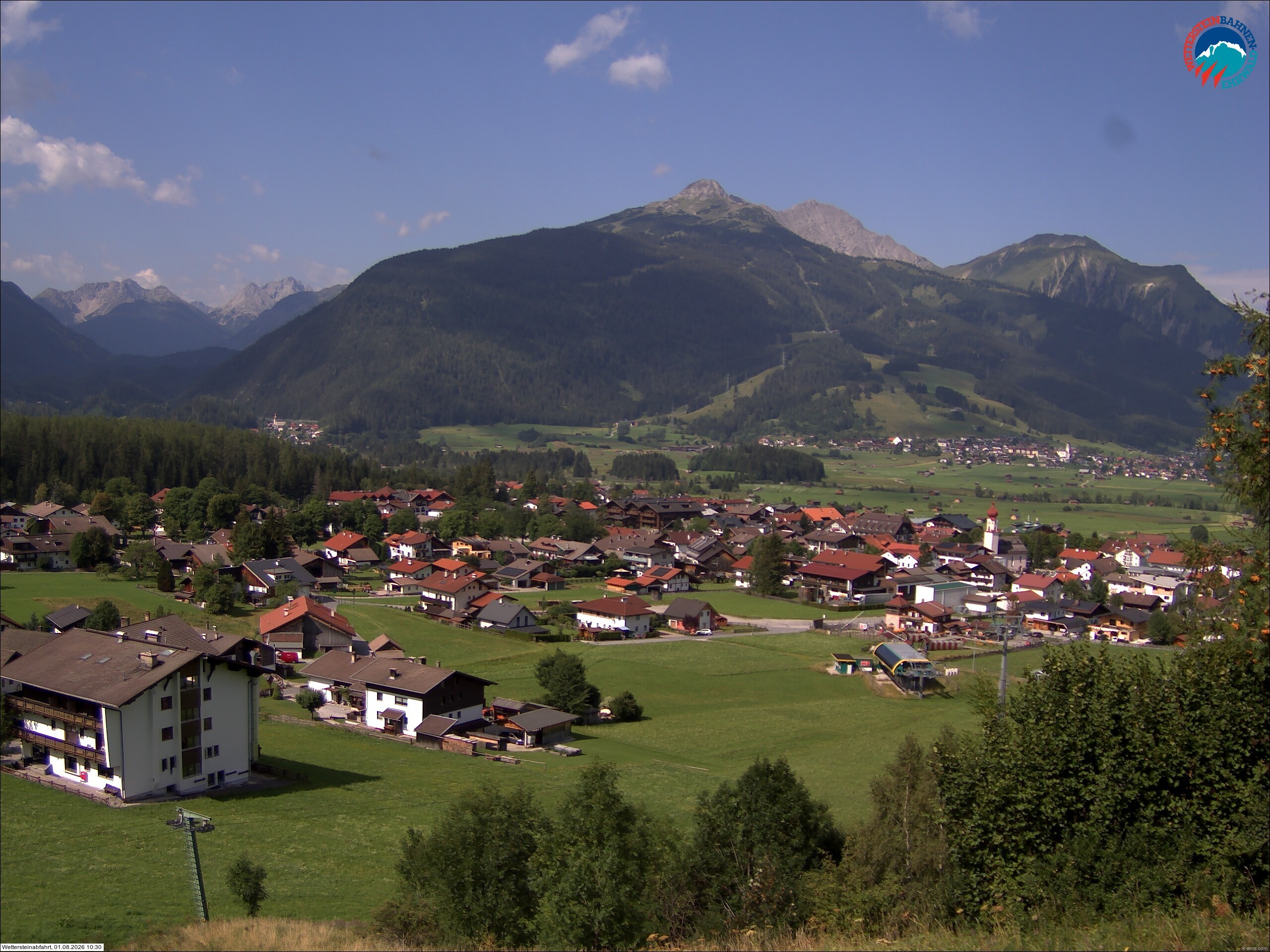 Archiv Foto Webcam Sonnenhang Sessellift Ehrwald