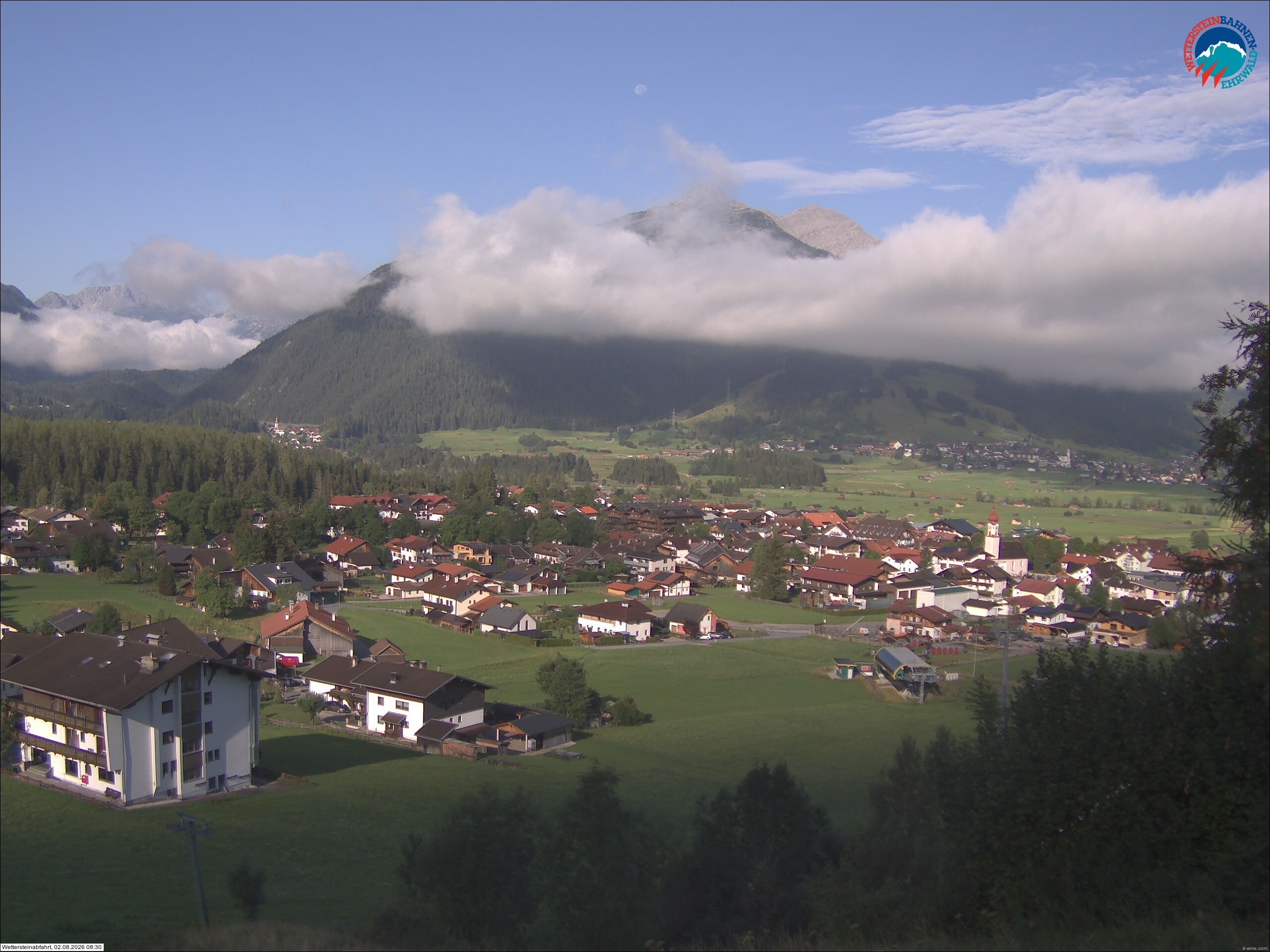 Archiv Foto Webcam Sonnenhang Sessellift Ehrwald