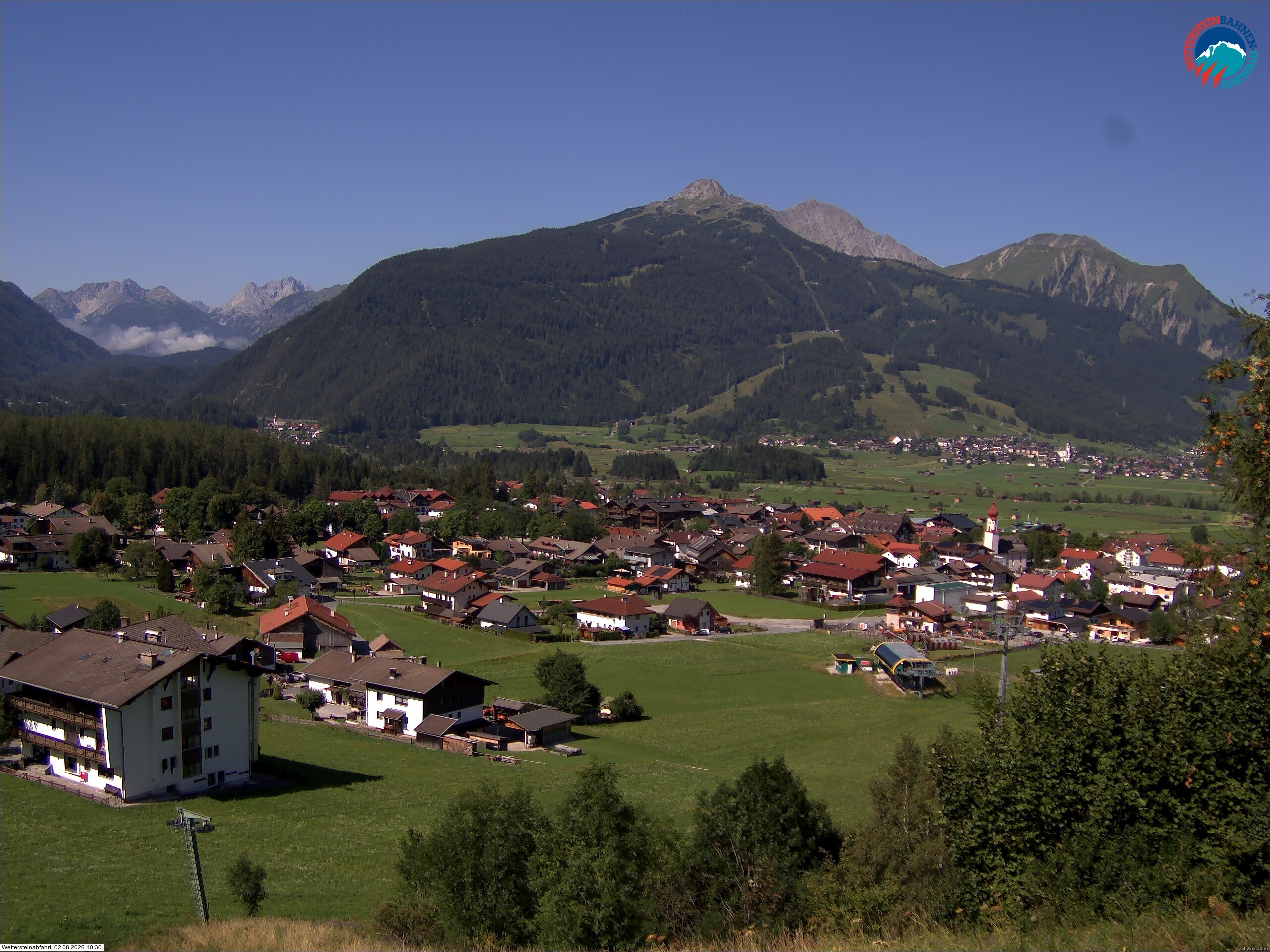 Archiv Foto Webcam Sonnenhang Sessellift Ehrwald