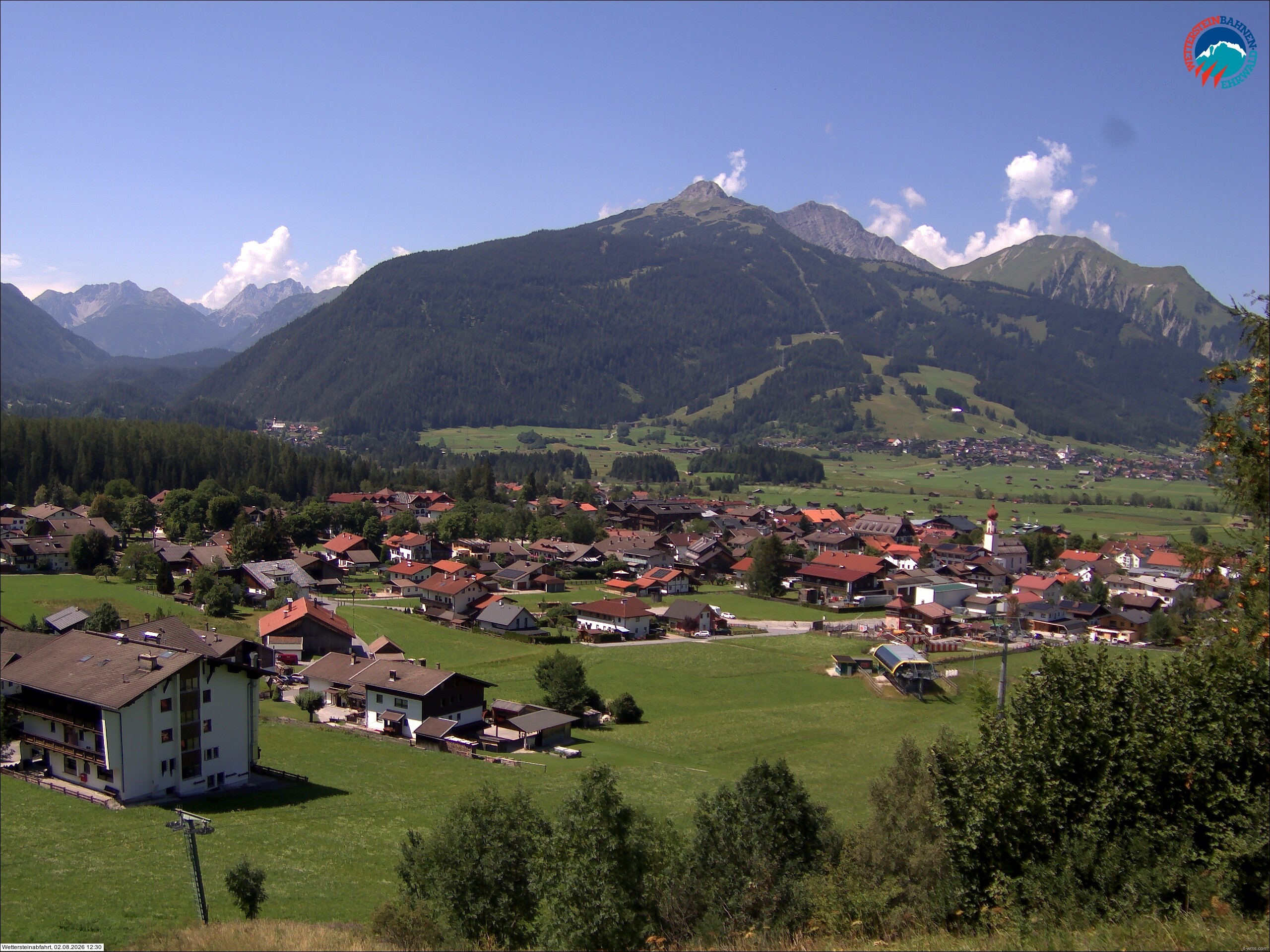Archiv Foto Webcam Sonnenhang Sessellift Ehrwald
