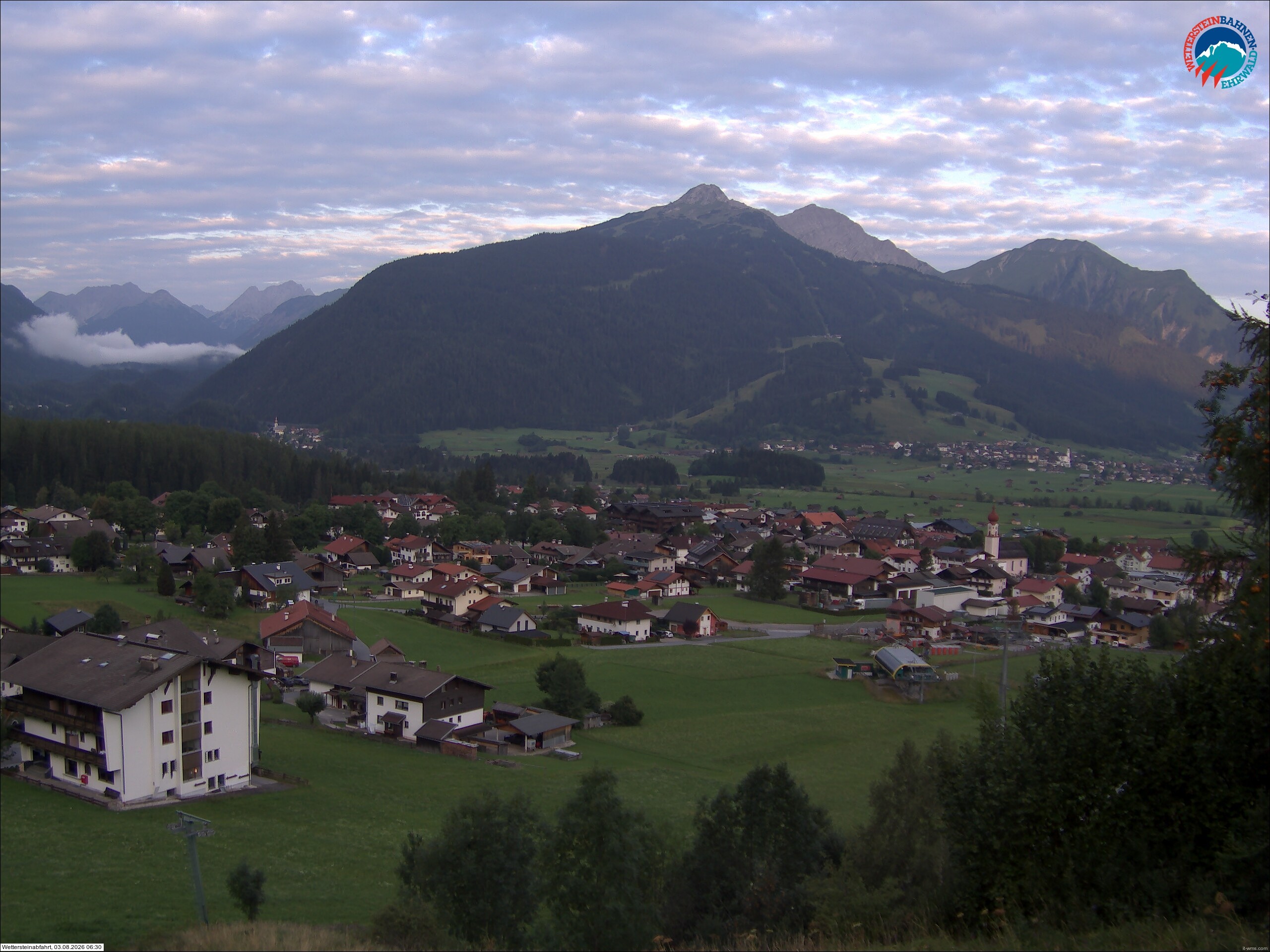 Archiv Foto Webcam Sonnenhang Sessellift Ehrwald