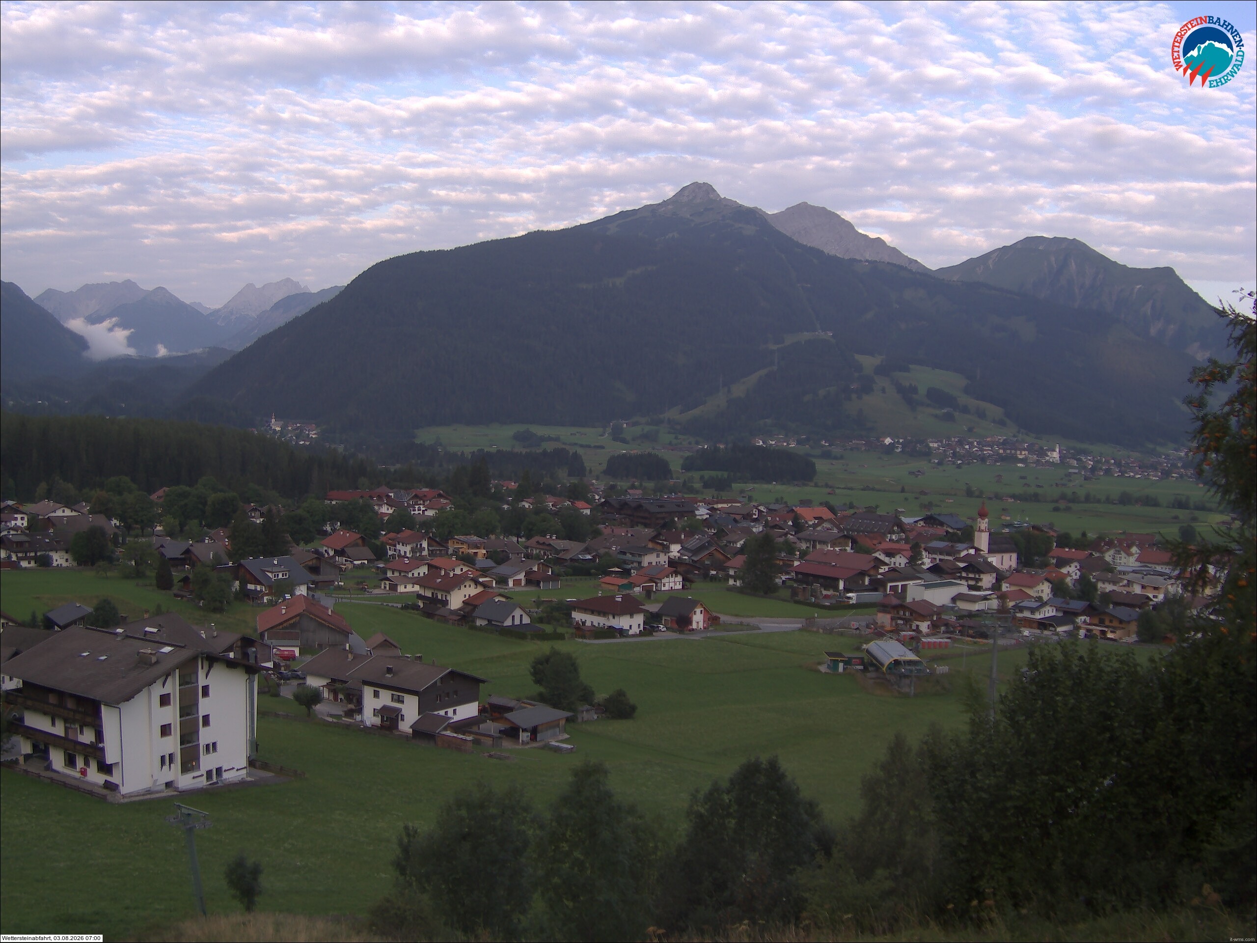 Archiv Foto Webcam Sonnenhang Sessellift Ehrwald