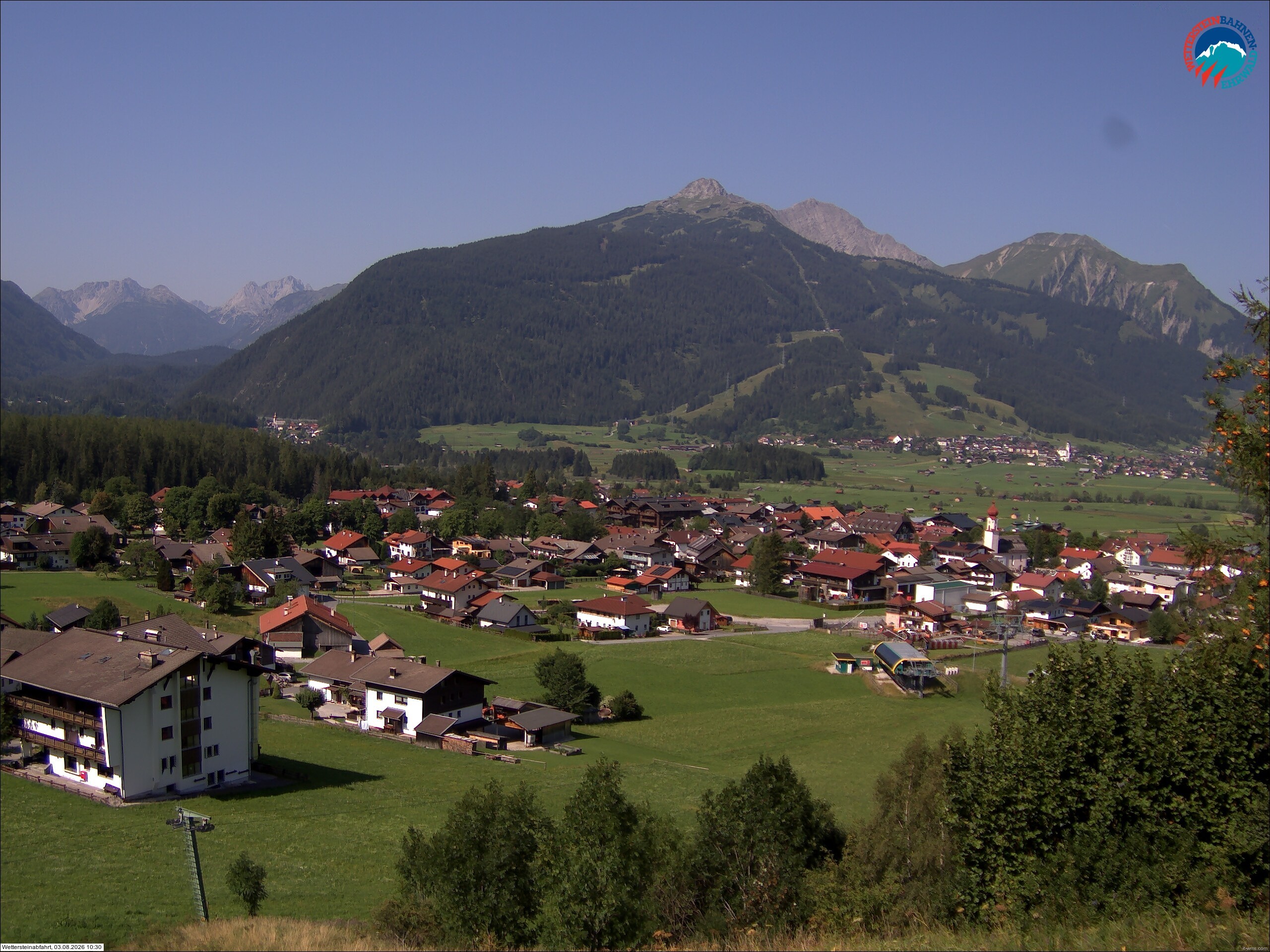 Archiv Foto Webcam Sonnenhang Sessellift Ehrwald