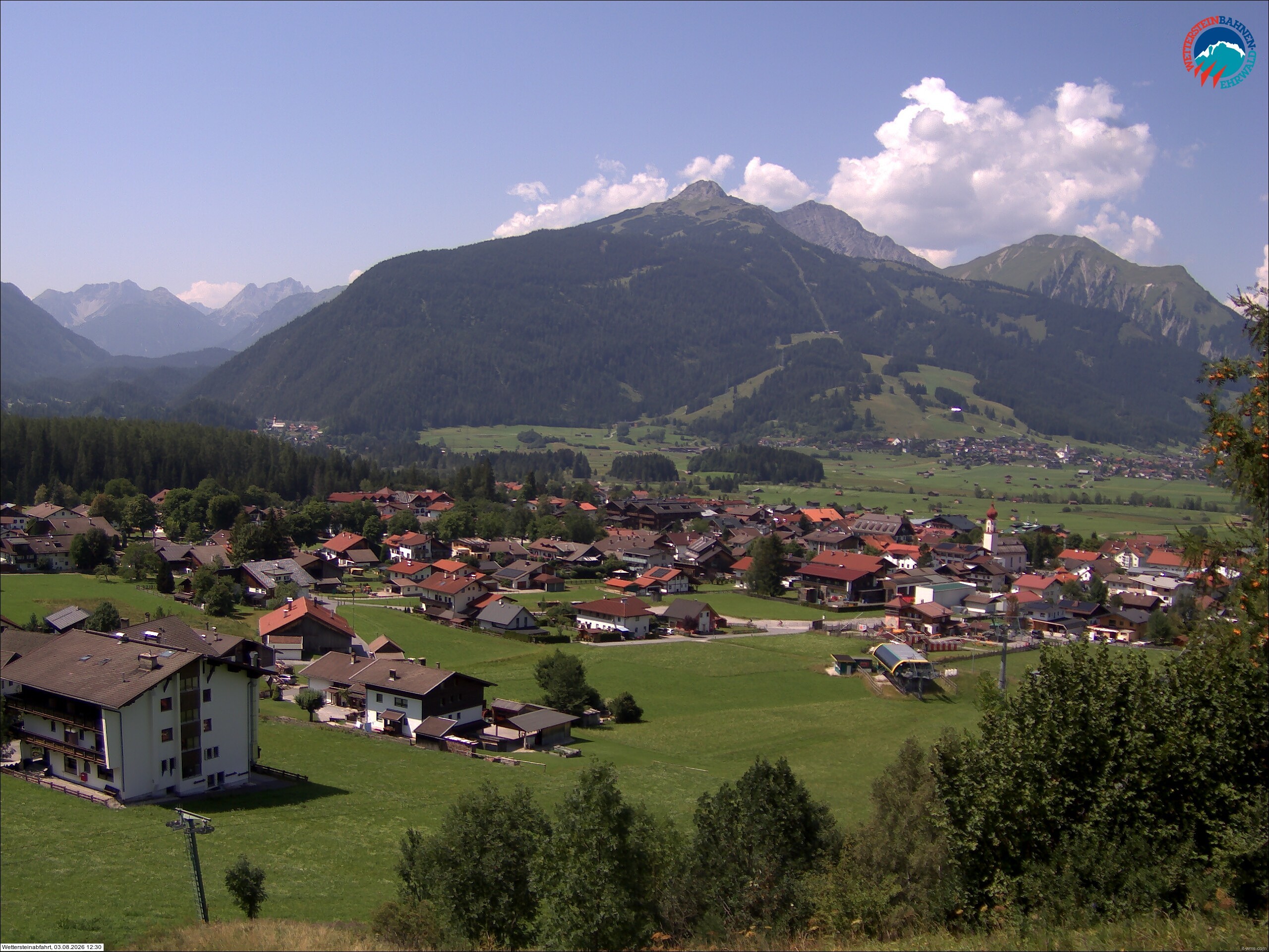 Archiv Foto Webcam Sonnenhang Sessellift Ehrwald