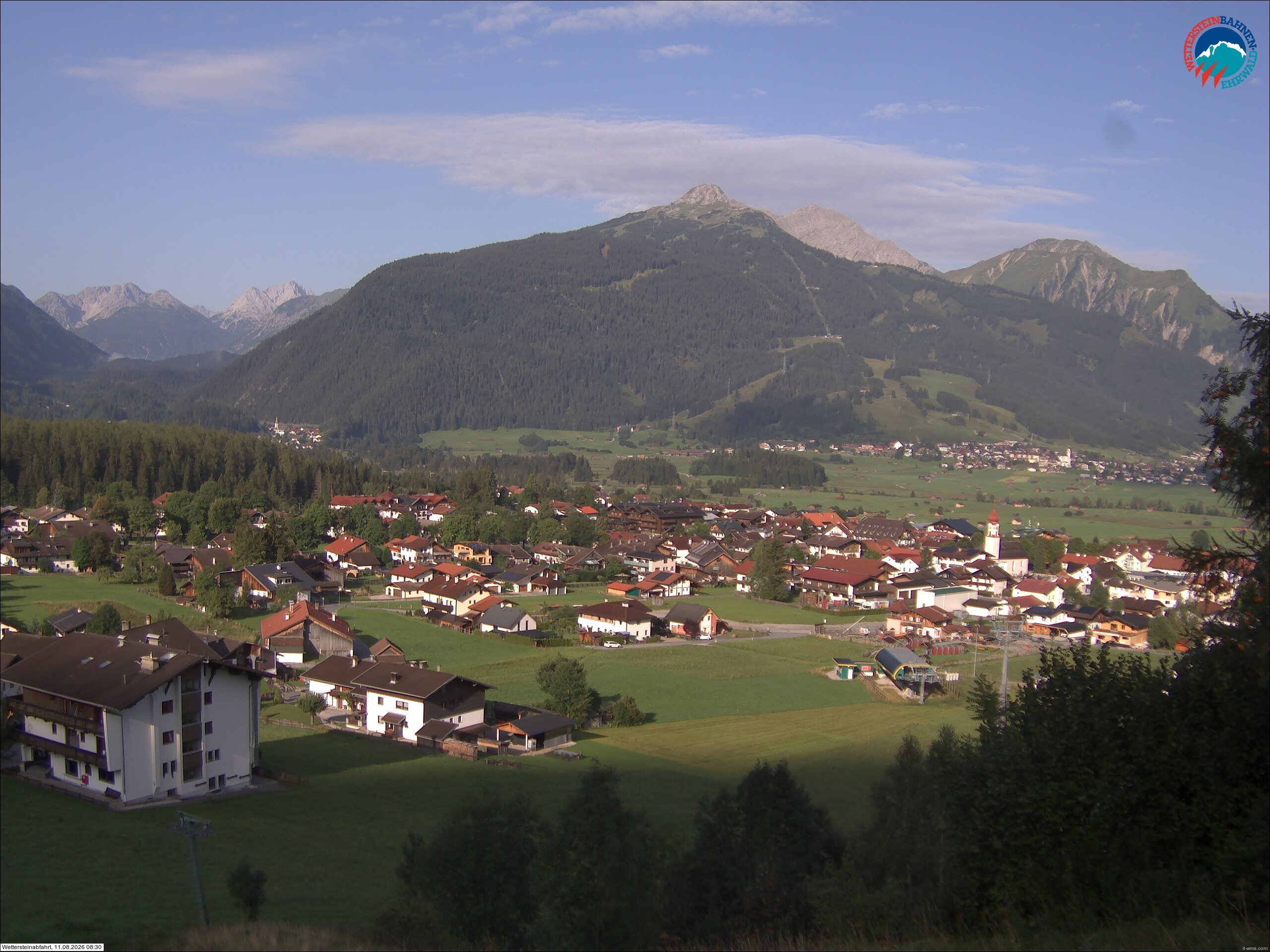 Archiv Foto Webcam Sonnenhang Sessellift Ehrwald