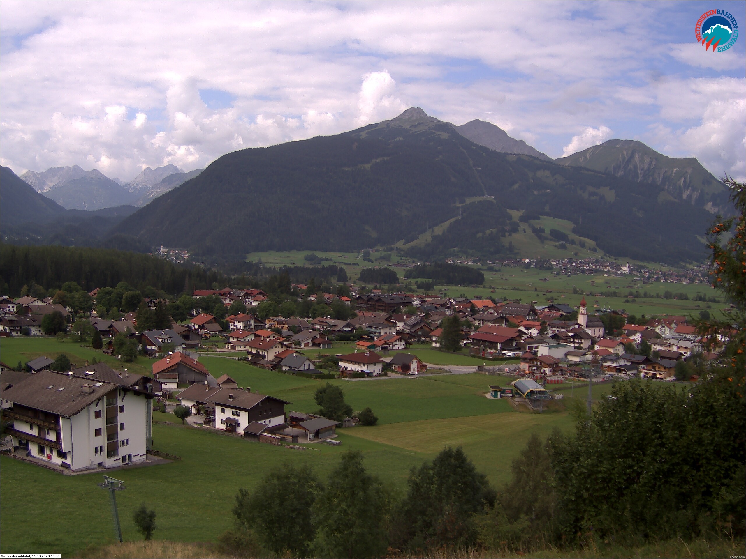 Archiv Foto Webcam Sonnenhang Sessellift Ehrwald
