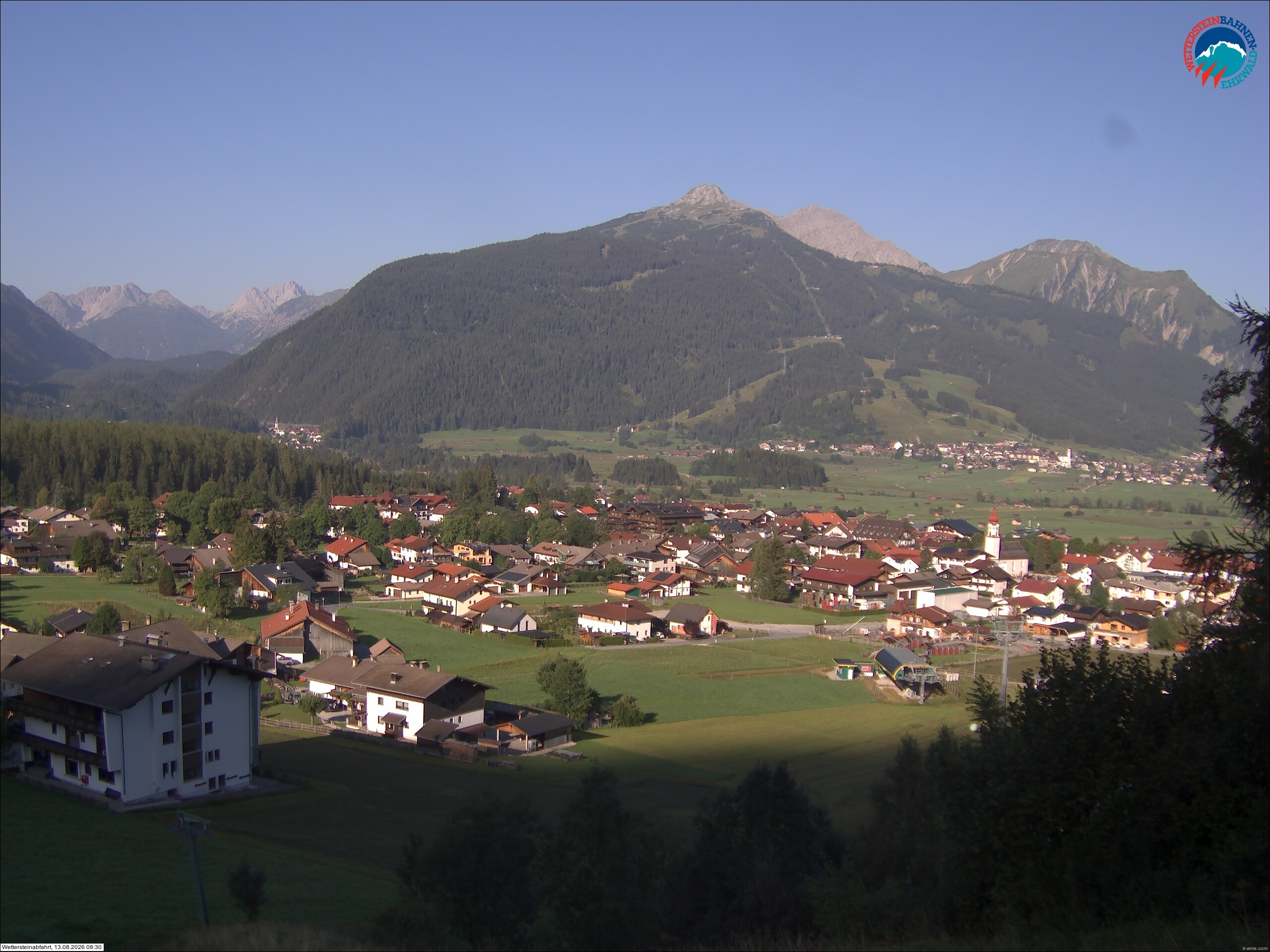 Archiv Foto Webcam Sonnenhang Sessellift Ehrwald