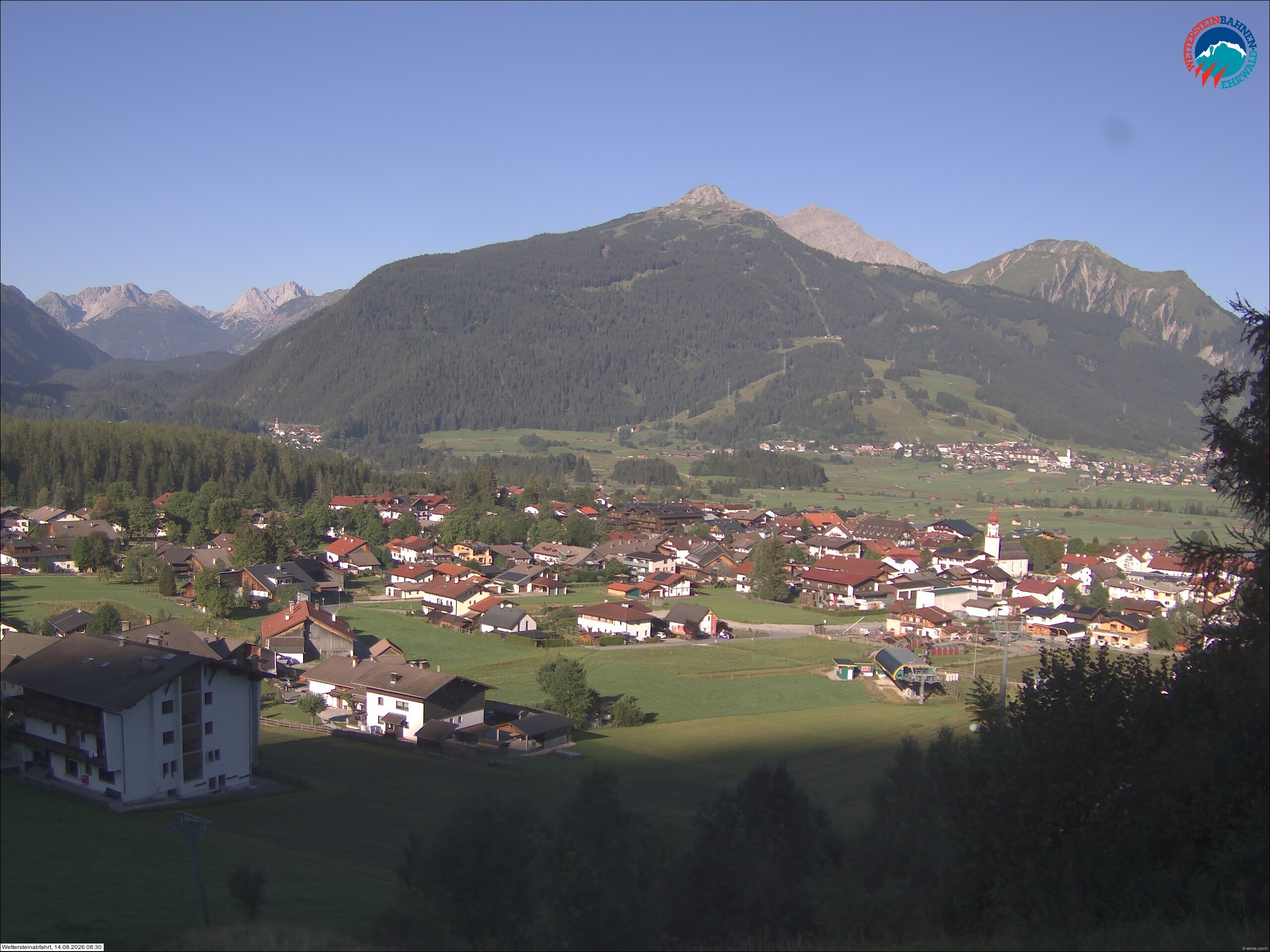 Archiv Foto Webcam Sonnenhang Sessellift Ehrwald