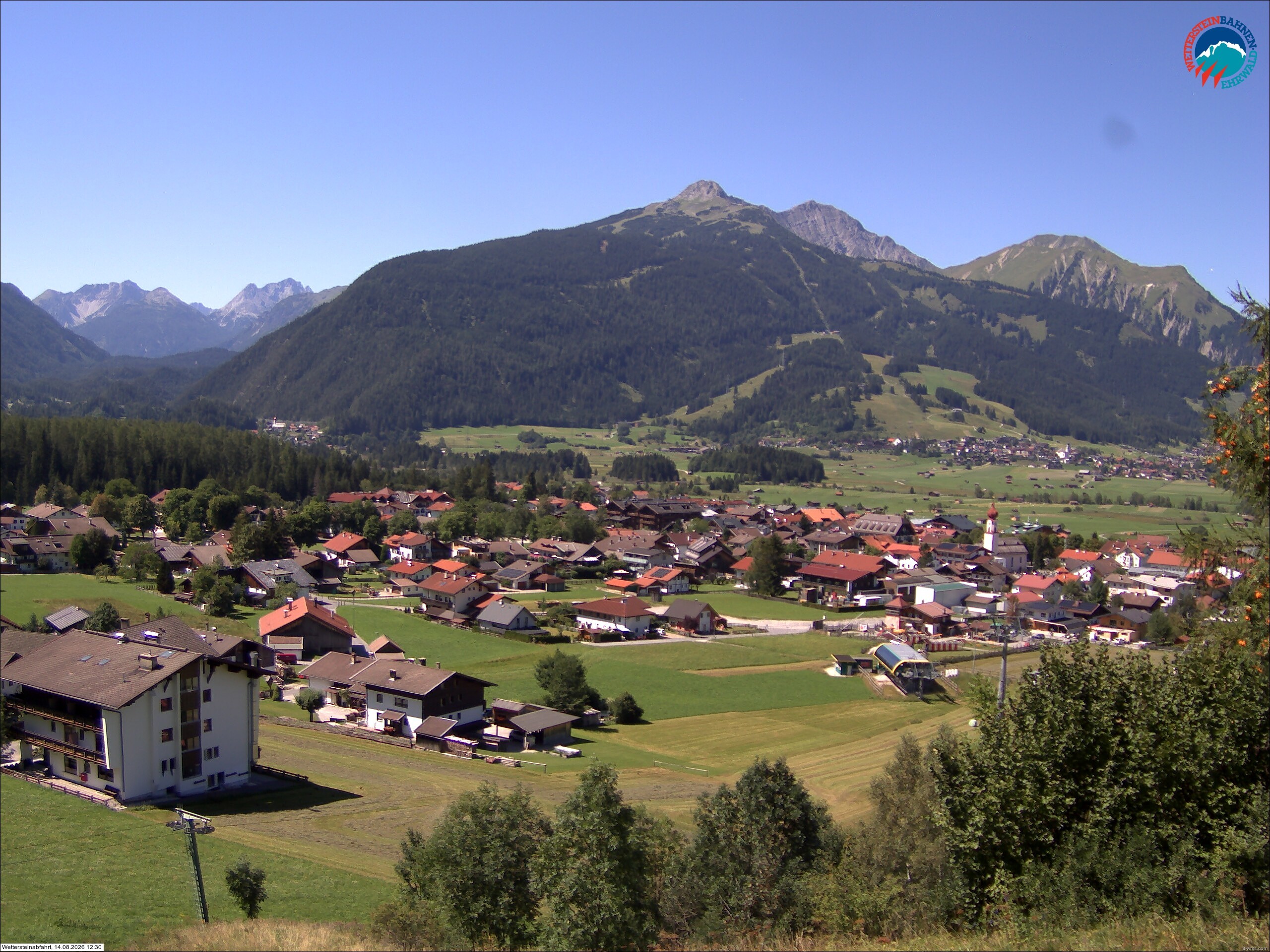 Archiv Foto Webcam Sonnenhang Sessellift Ehrwald