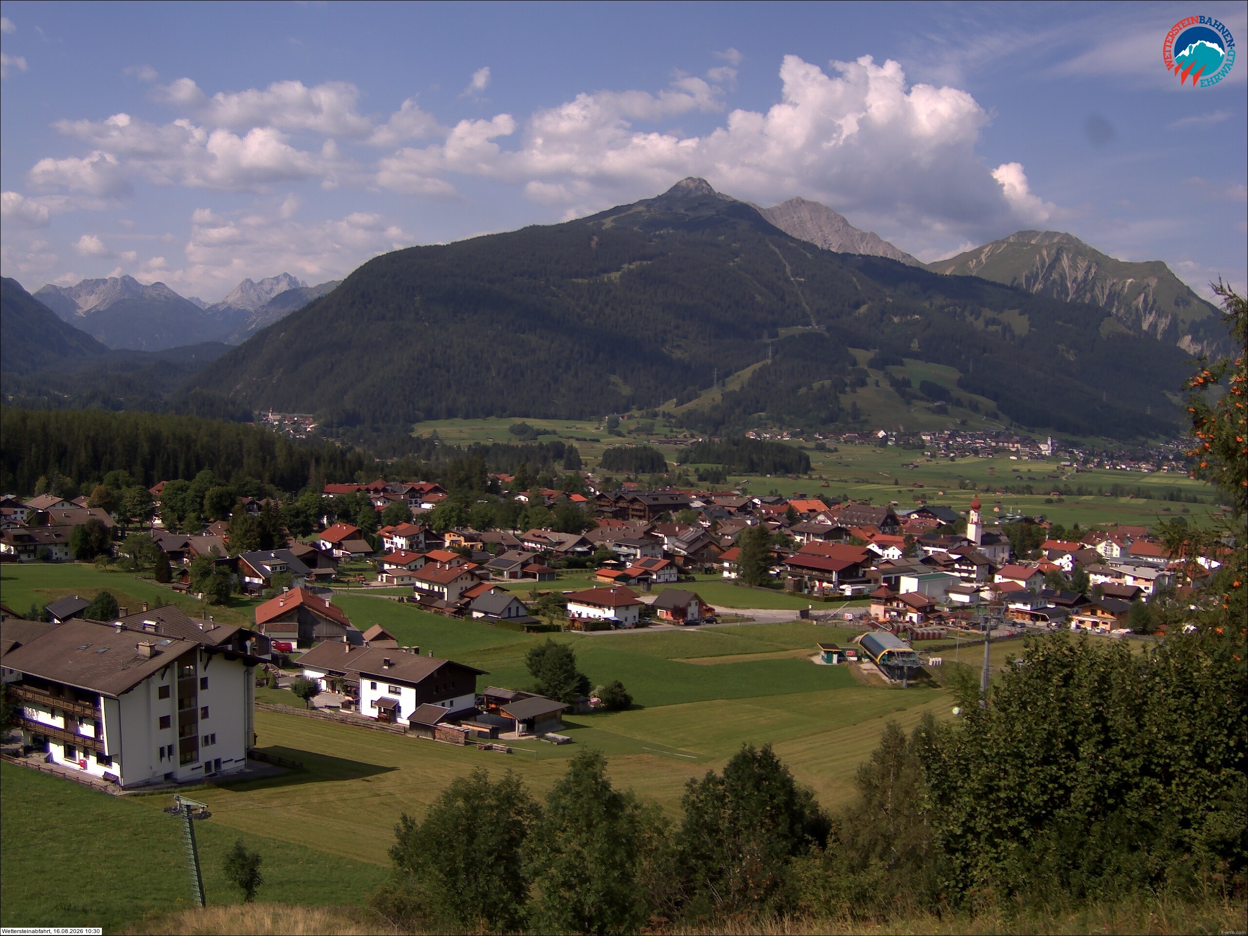 Archiv Foto Webcam Sonnenhang Sessellift Ehrwald