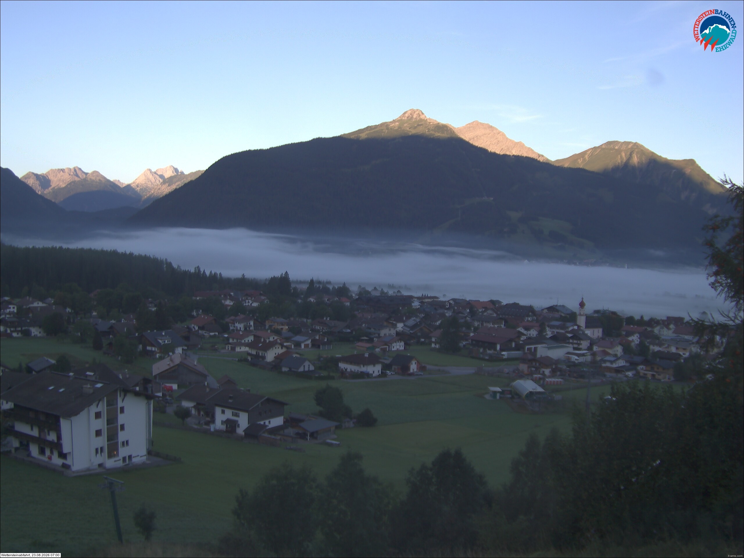 Archiv Foto Webcam Sonnenhang Sessellift Ehrwald