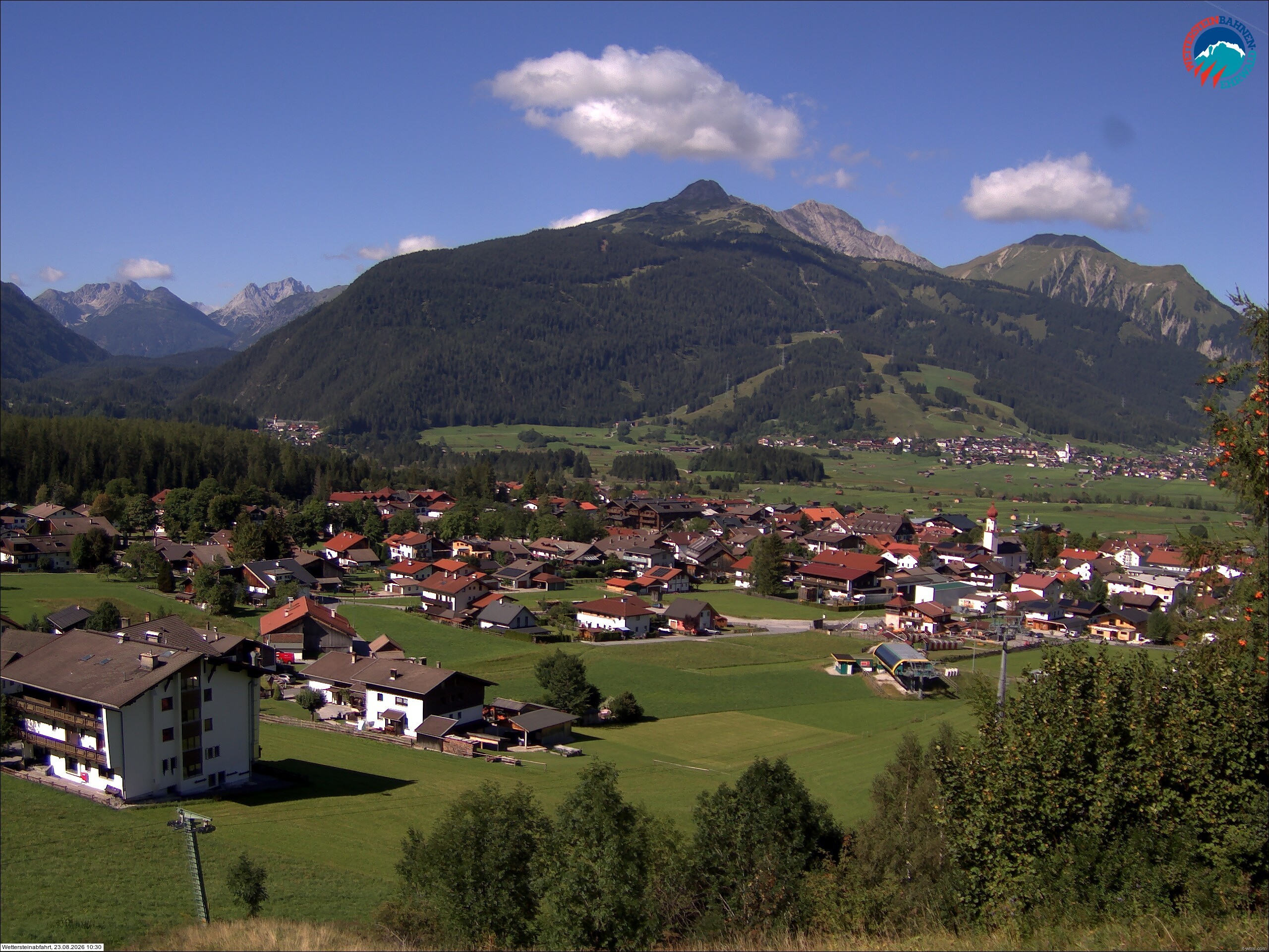 Archiv Foto Webcam Sonnenhang Sessellift Ehrwald