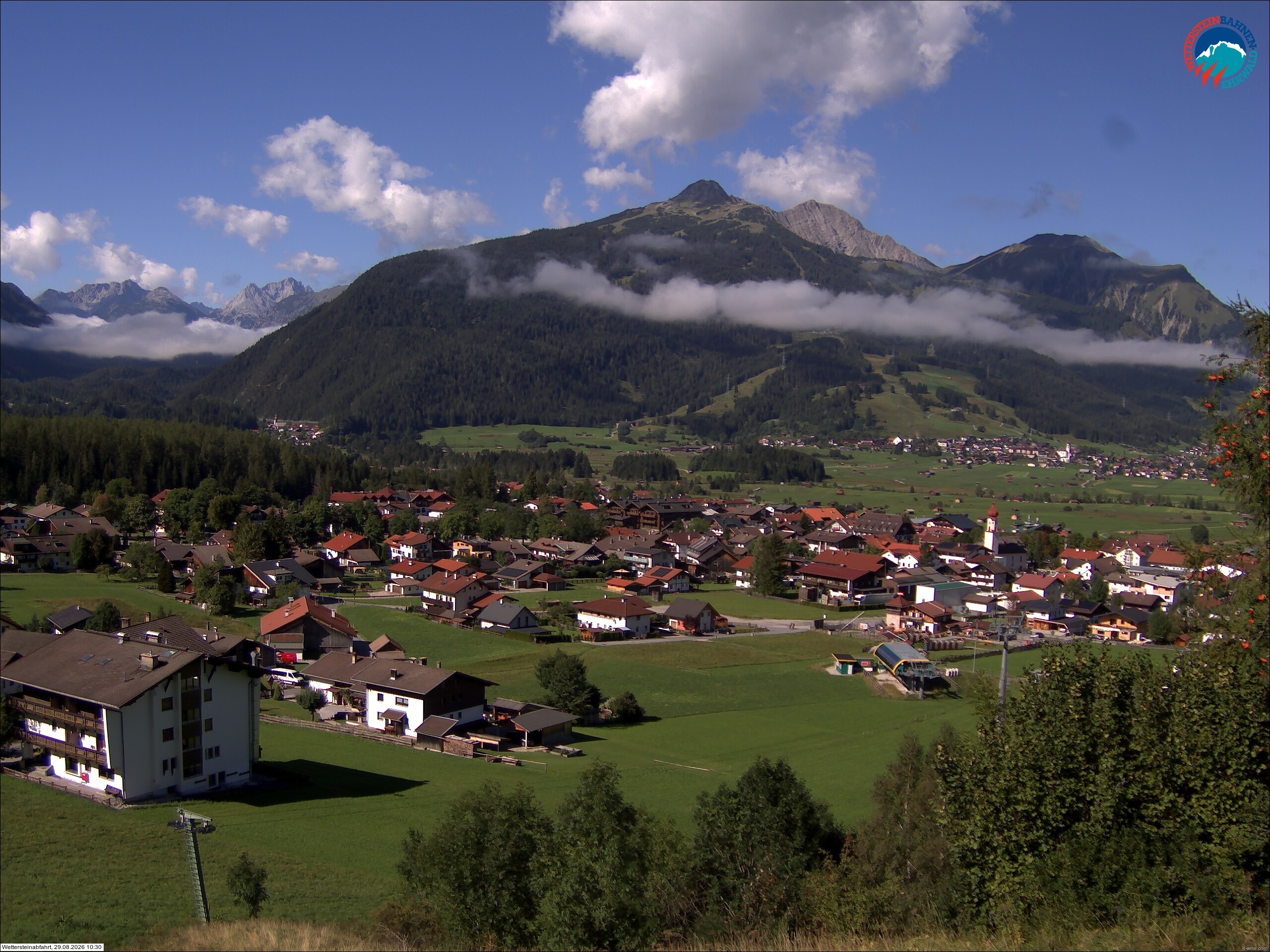 Archiv Foto Webcam Sonnenhang Sessellift Ehrwald