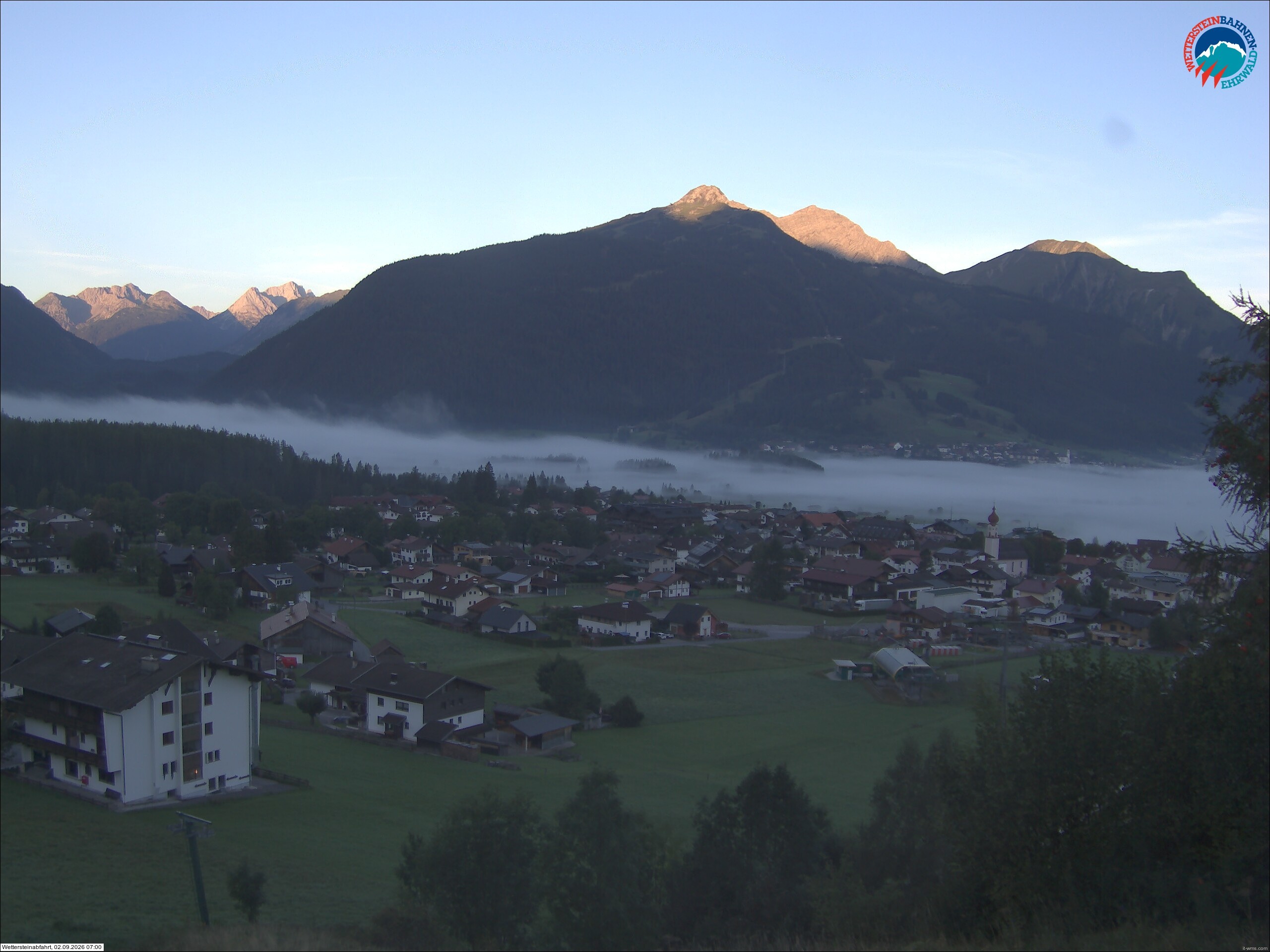 Archiv Foto Webcam Sonnenhang Sessellift Ehrwald