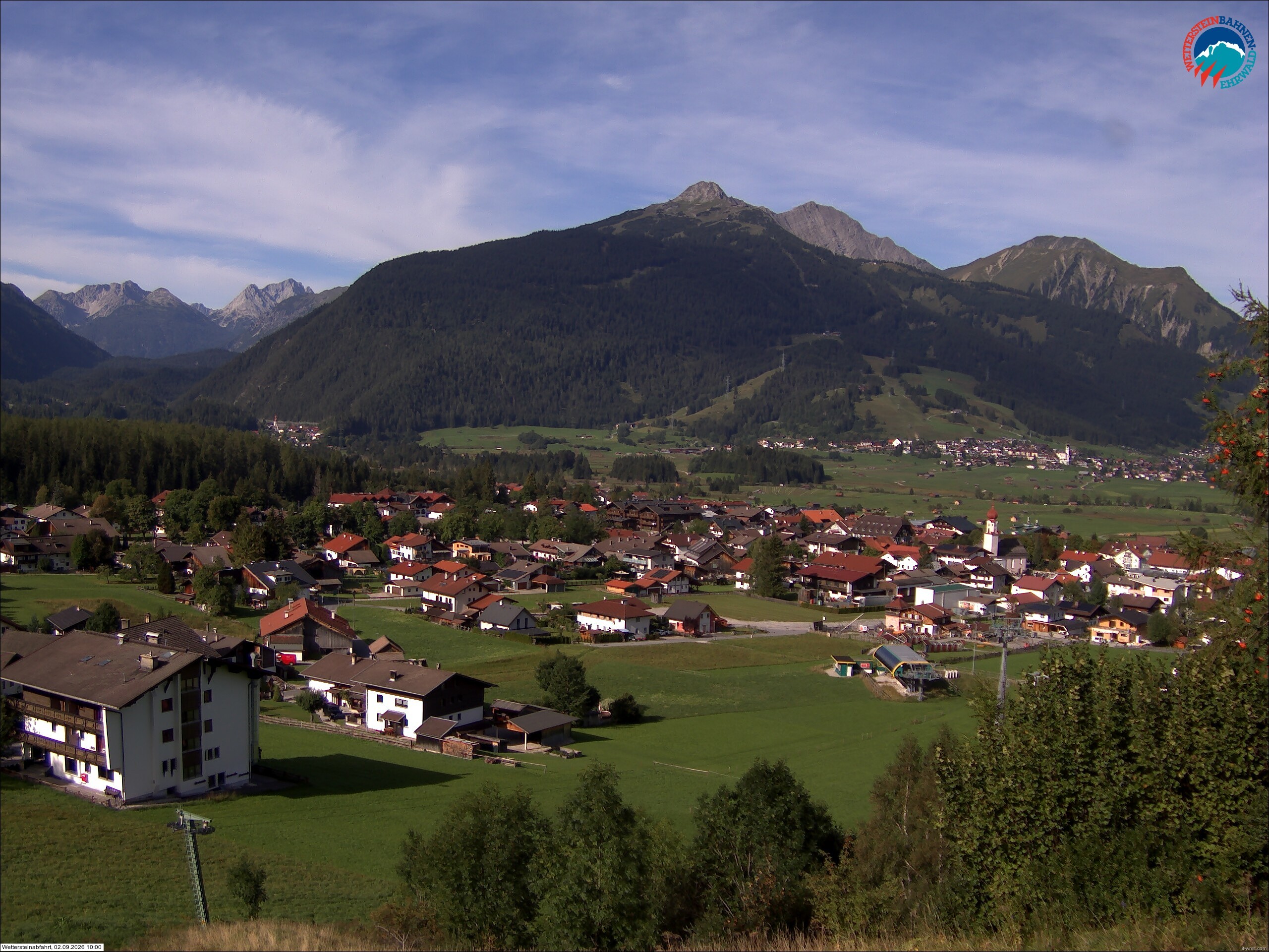 Archiv Foto Webcam Sonnenhang Sessellift Ehrwald