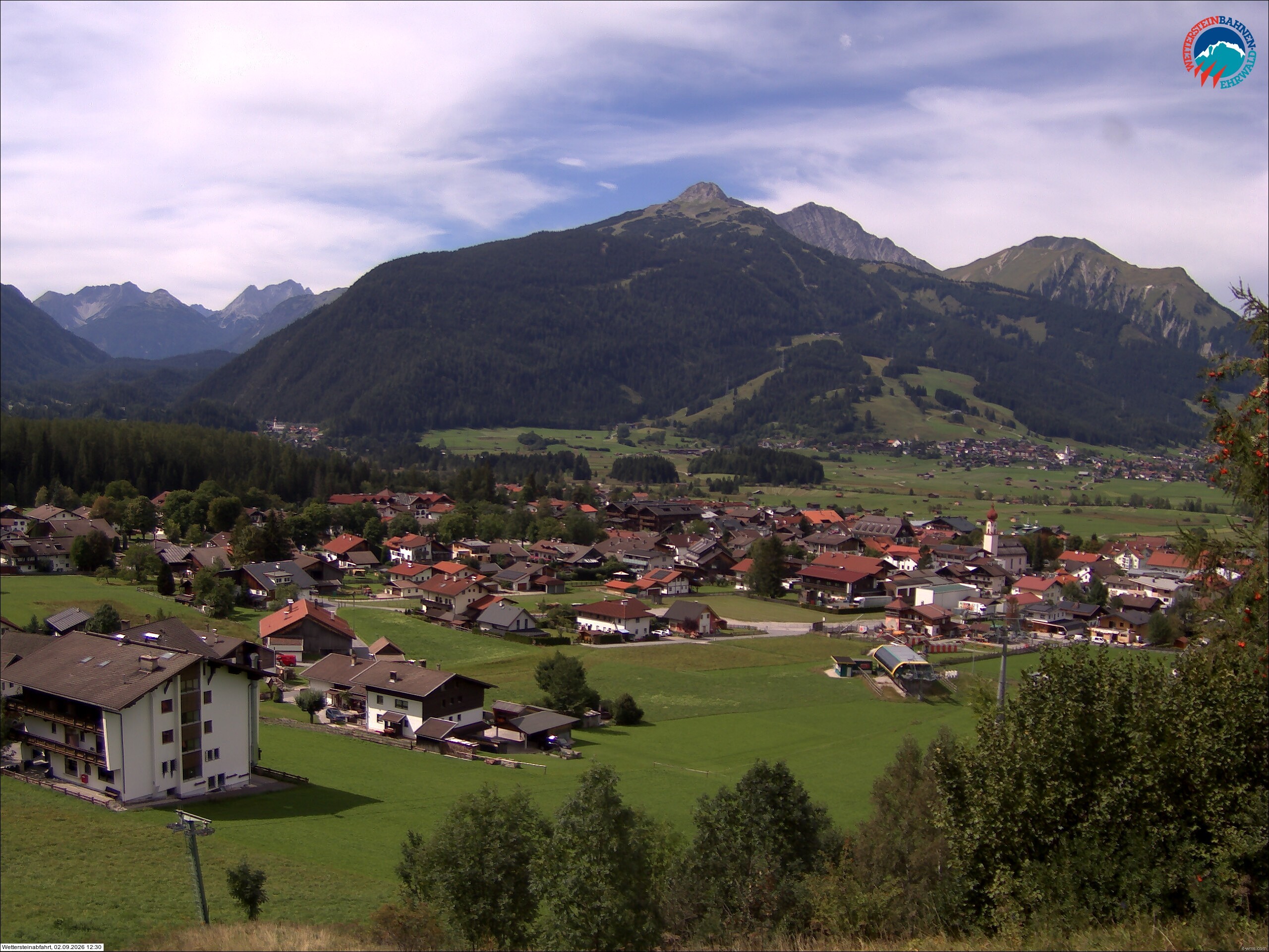 Archiv Foto Webcam Sonnenhang Sessellift Ehrwald