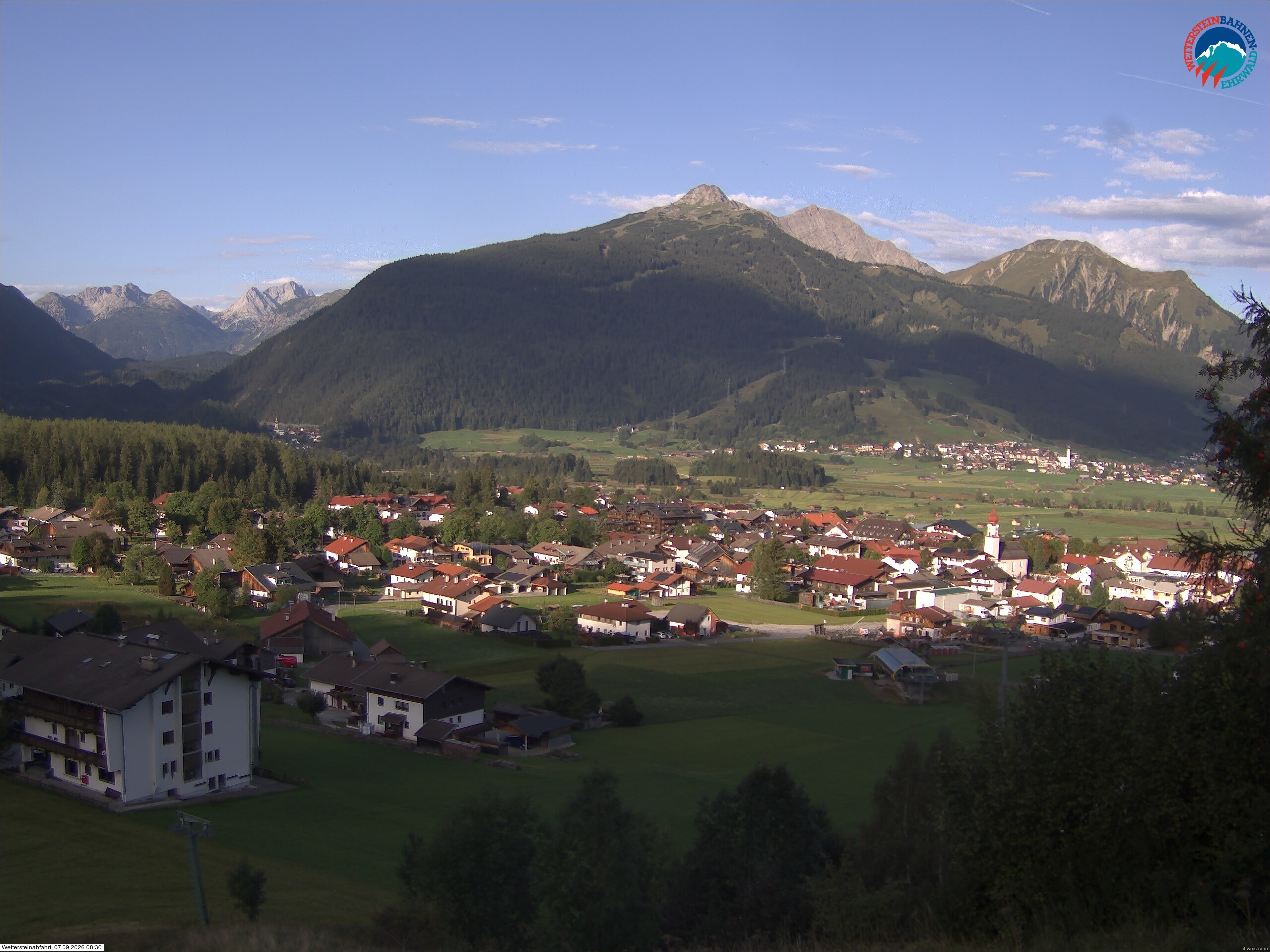 Archiv Foto Webcam Sonnenhang Sessellift Ehrwald