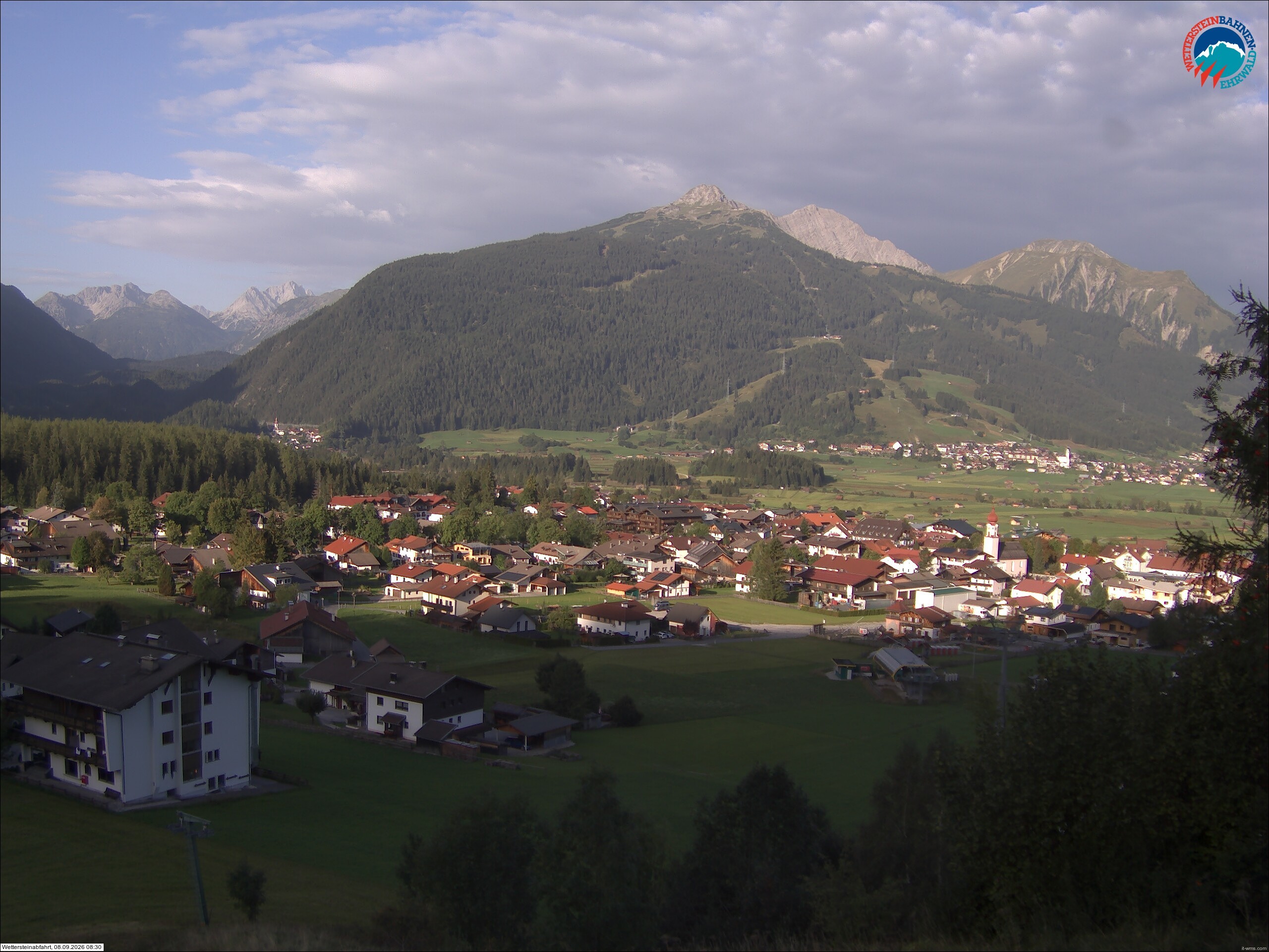 Archiv Foto Webcam Sonnenhang Sessellift Ehrwald